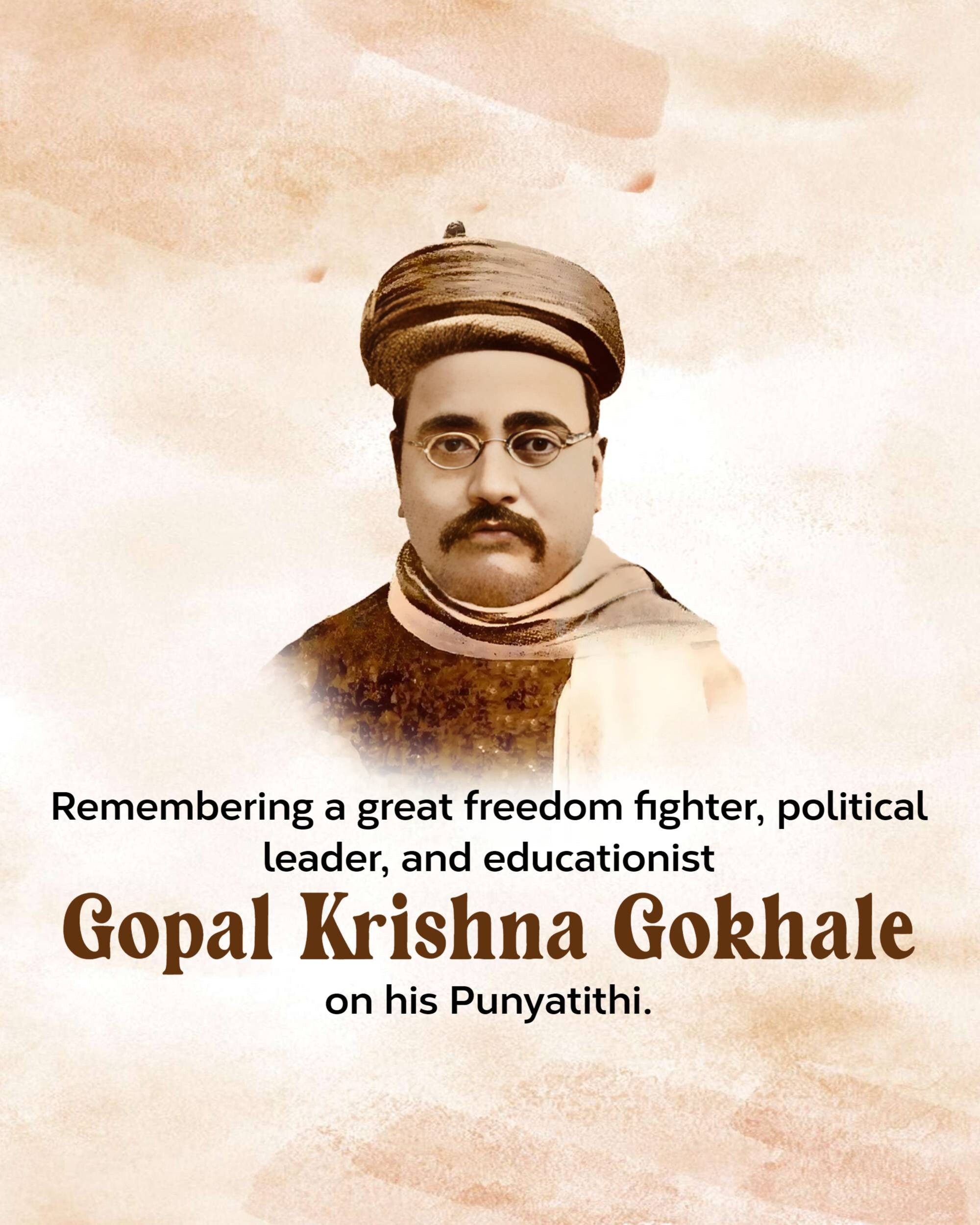 Gopal Krishna Gokhale Punyatithi