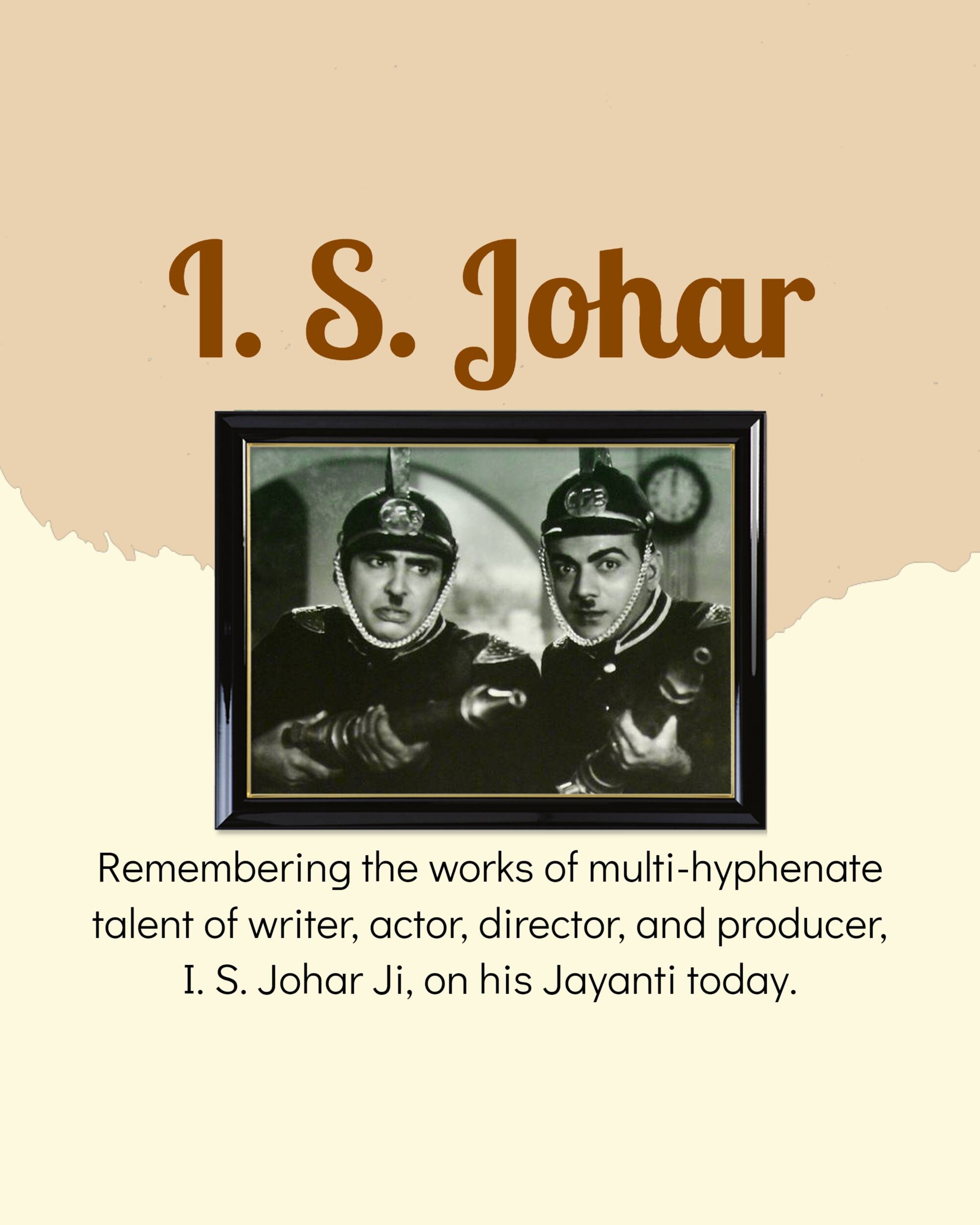 I. S. Johar Jayanti