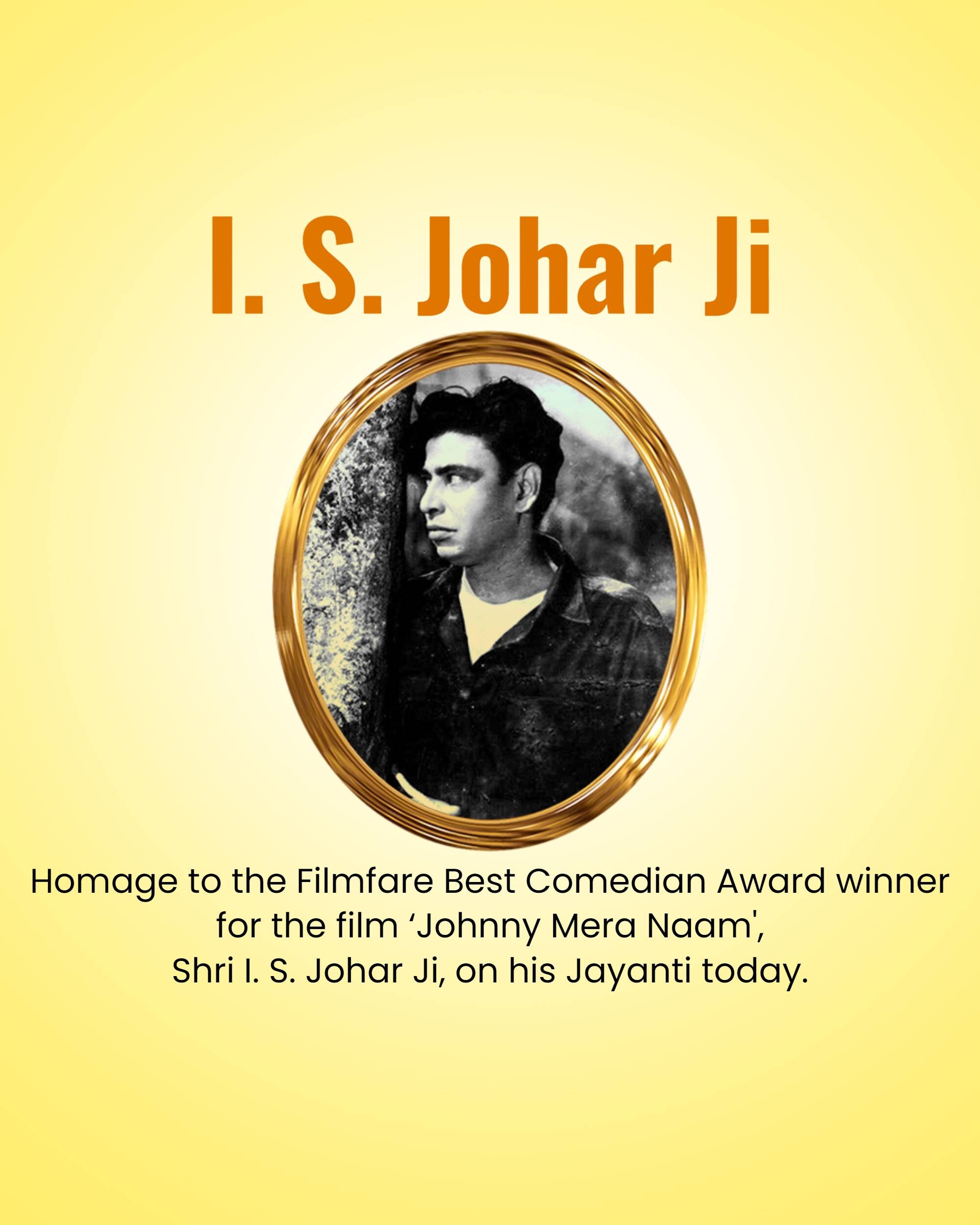 I. S. Johar Jayanti