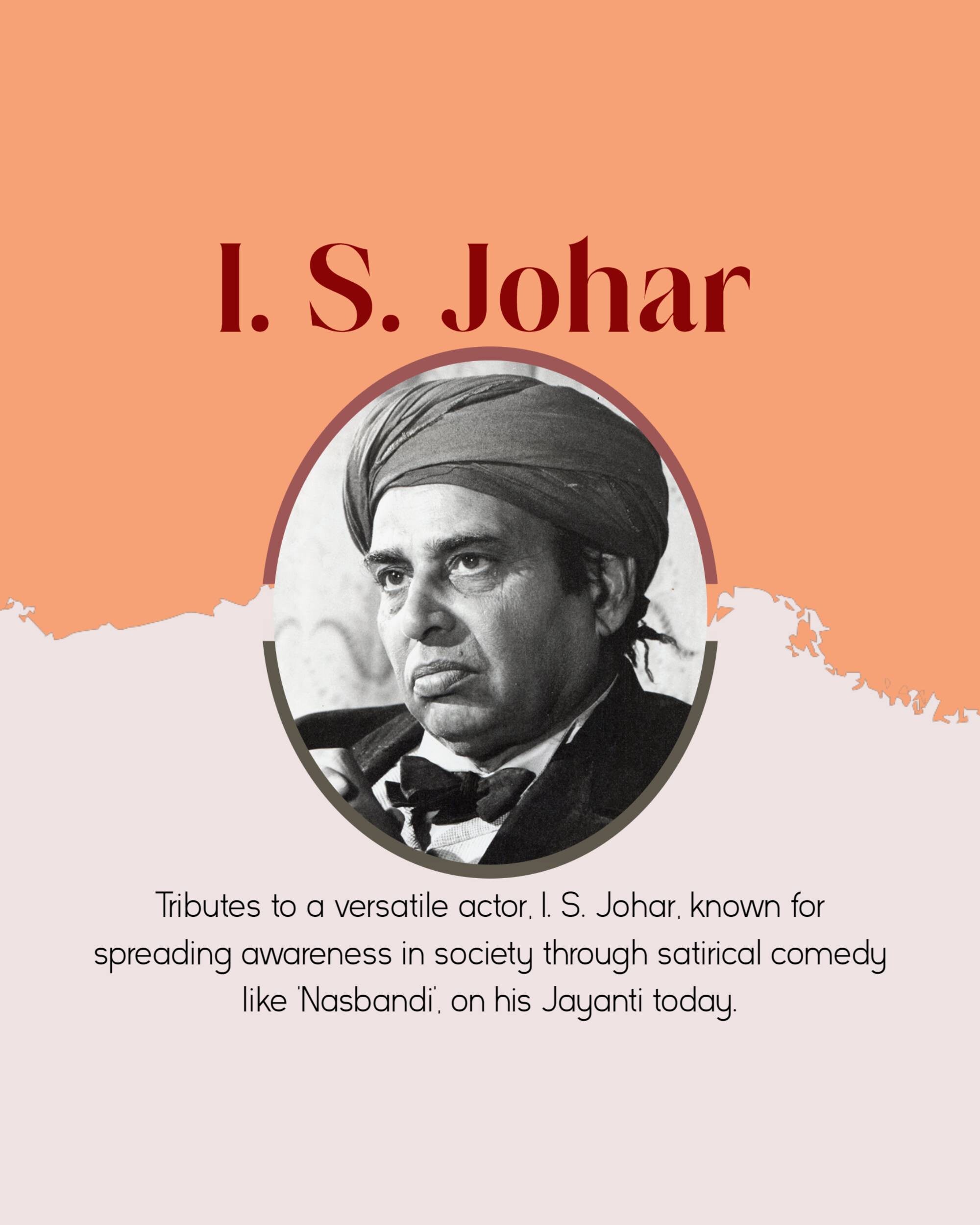 I. S. Johar Jayanti