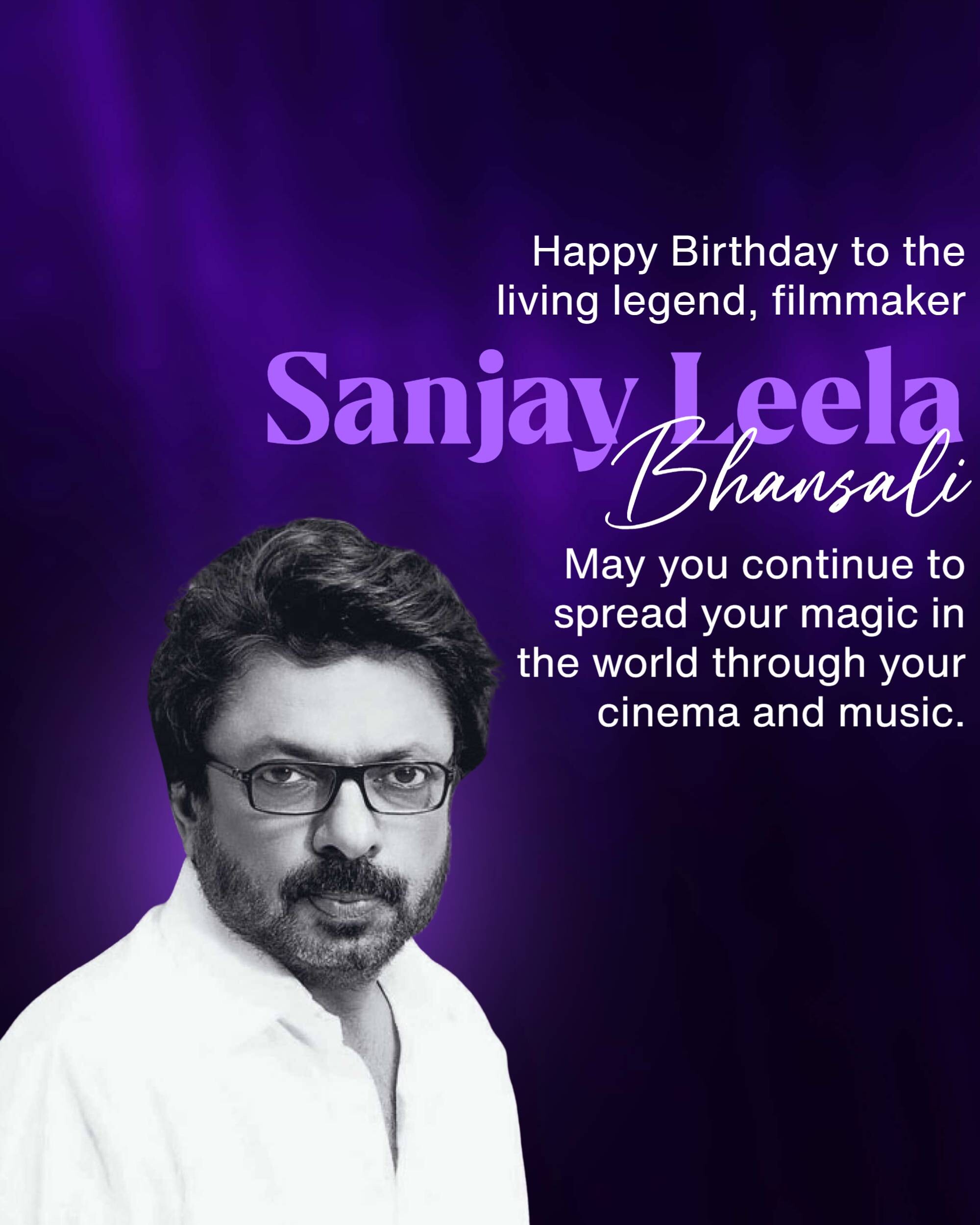 Sanjay Leela Bhansali Birthday