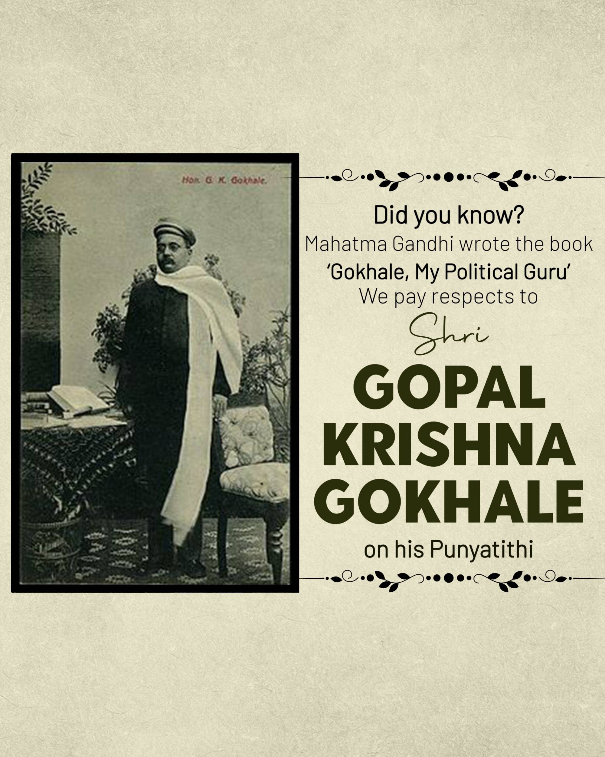 Gopal Krishna Gokhale Punyatithi