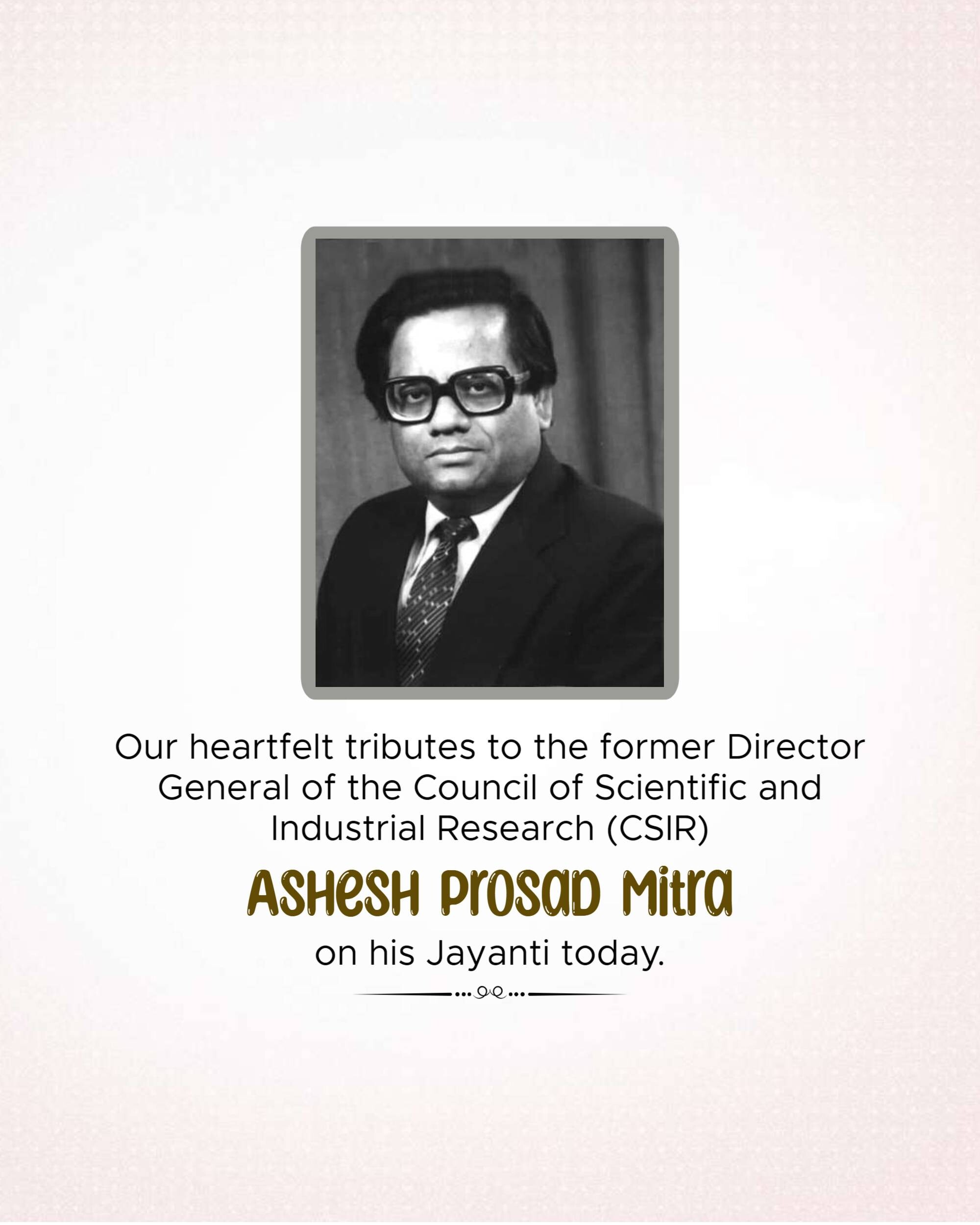 Ashesh Prosad Mitra Jayanti