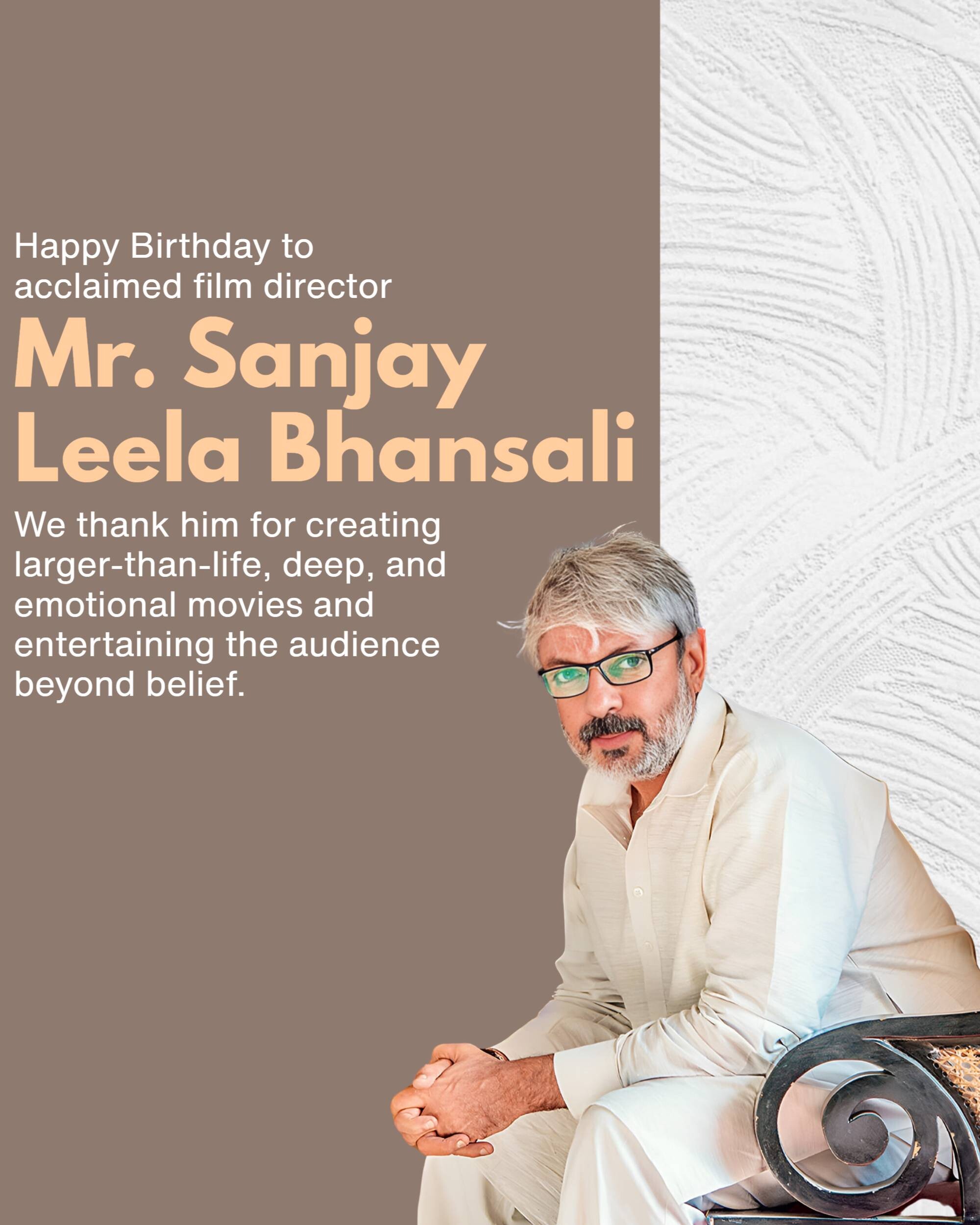 Sanjay Leela Bhansali Birthday