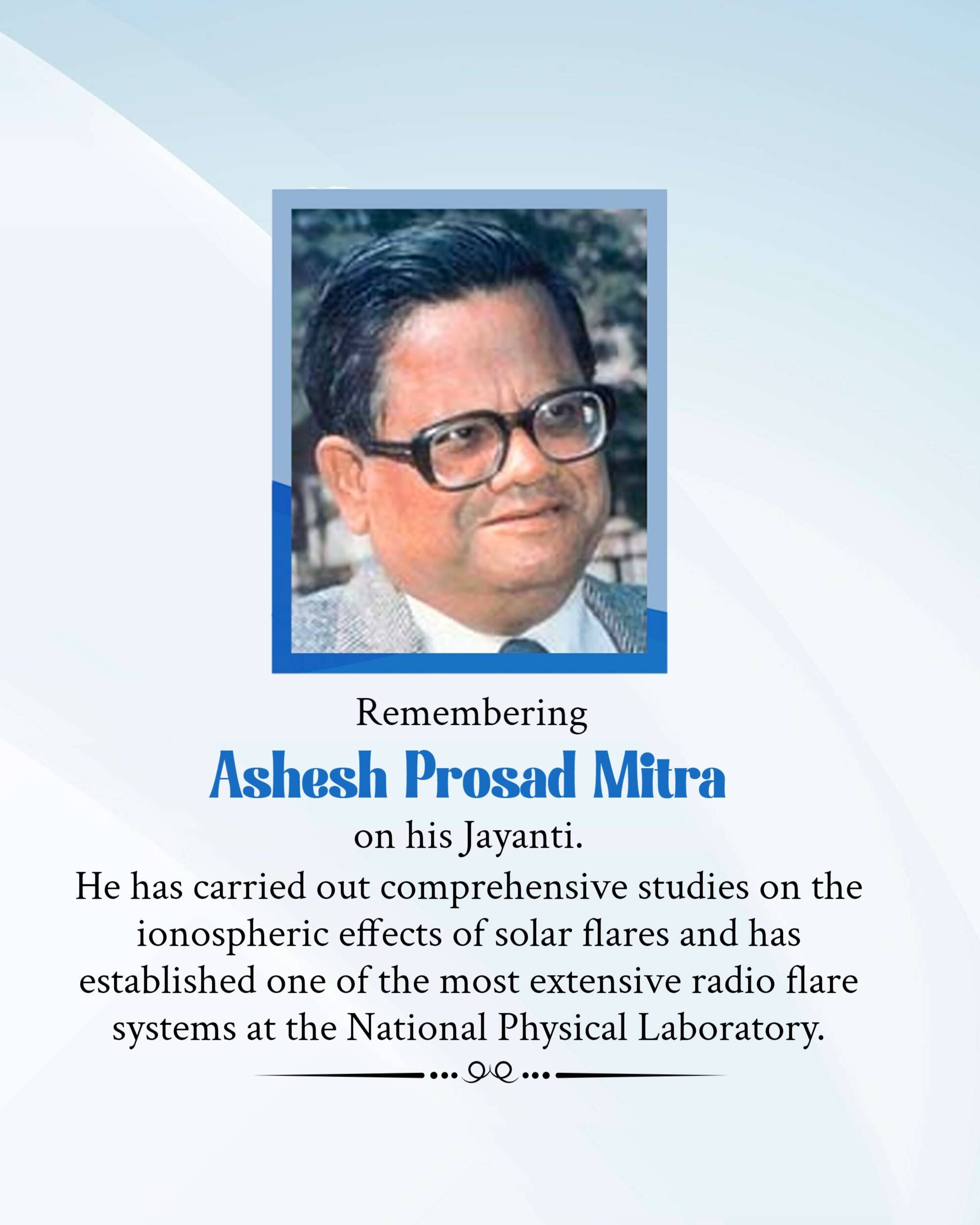 Ashesh Prosad Mitra Jayanti