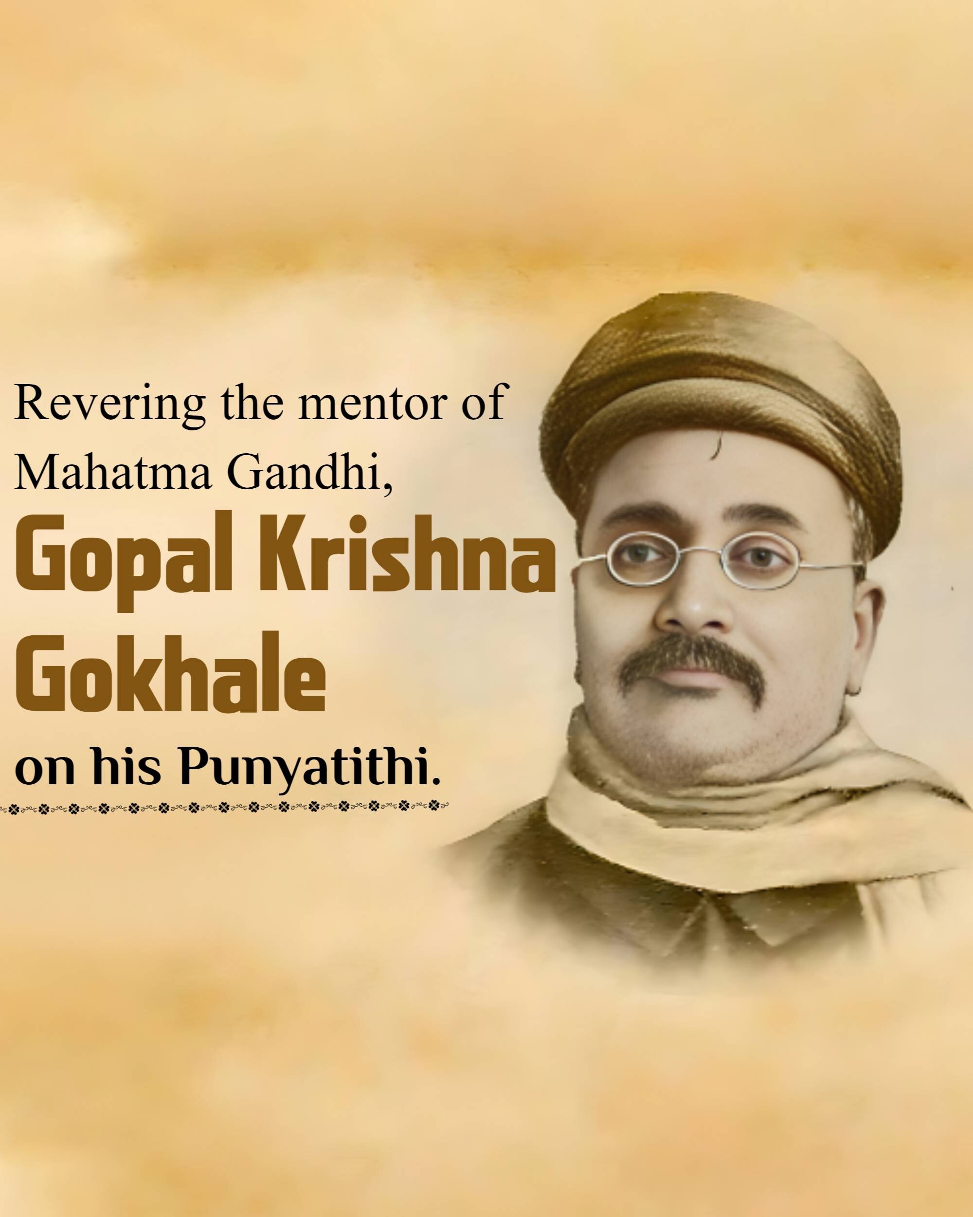 Gopal Krishna Gokhale Punyatithi
