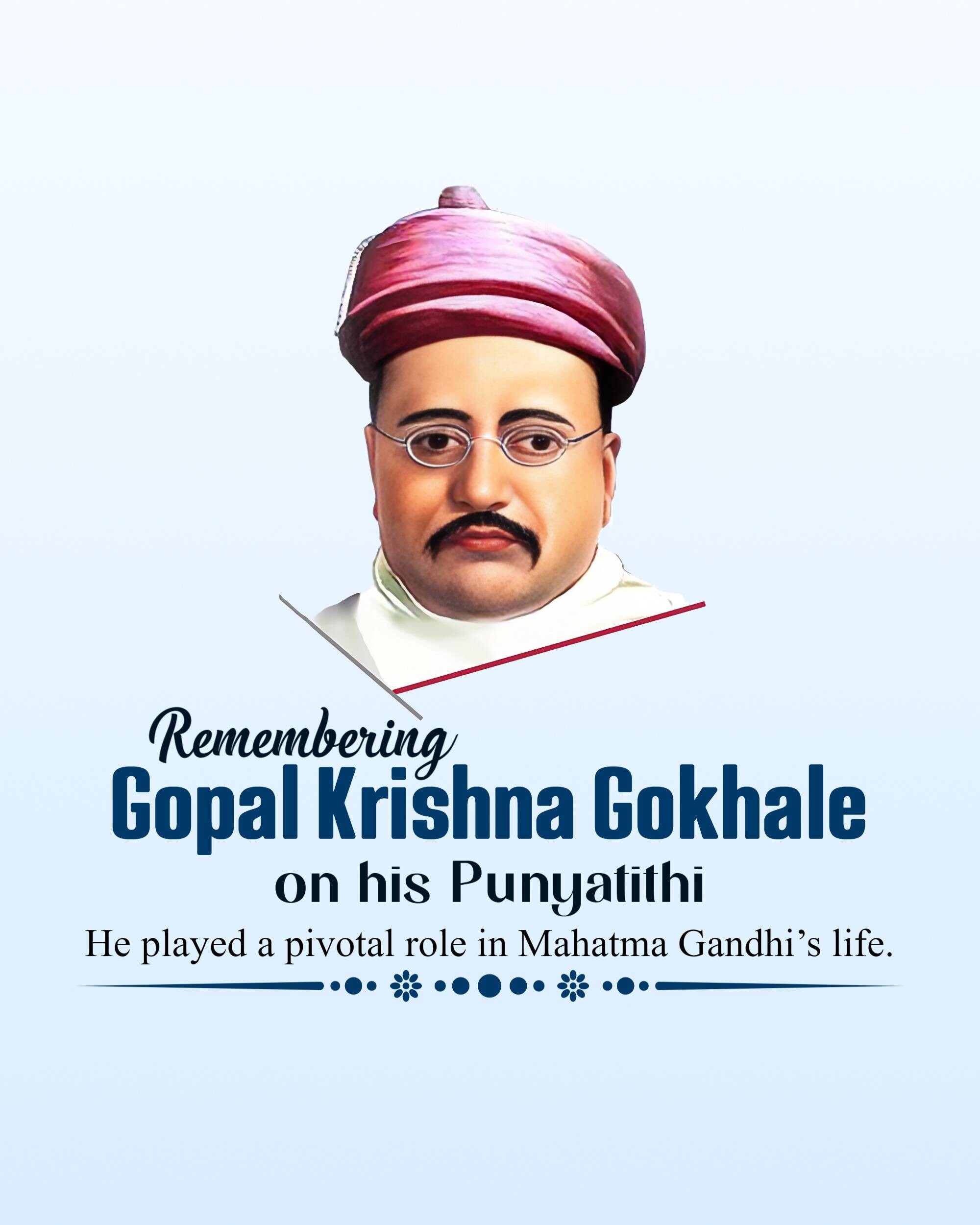 Gopal Krishna Gokhale Punyatithi