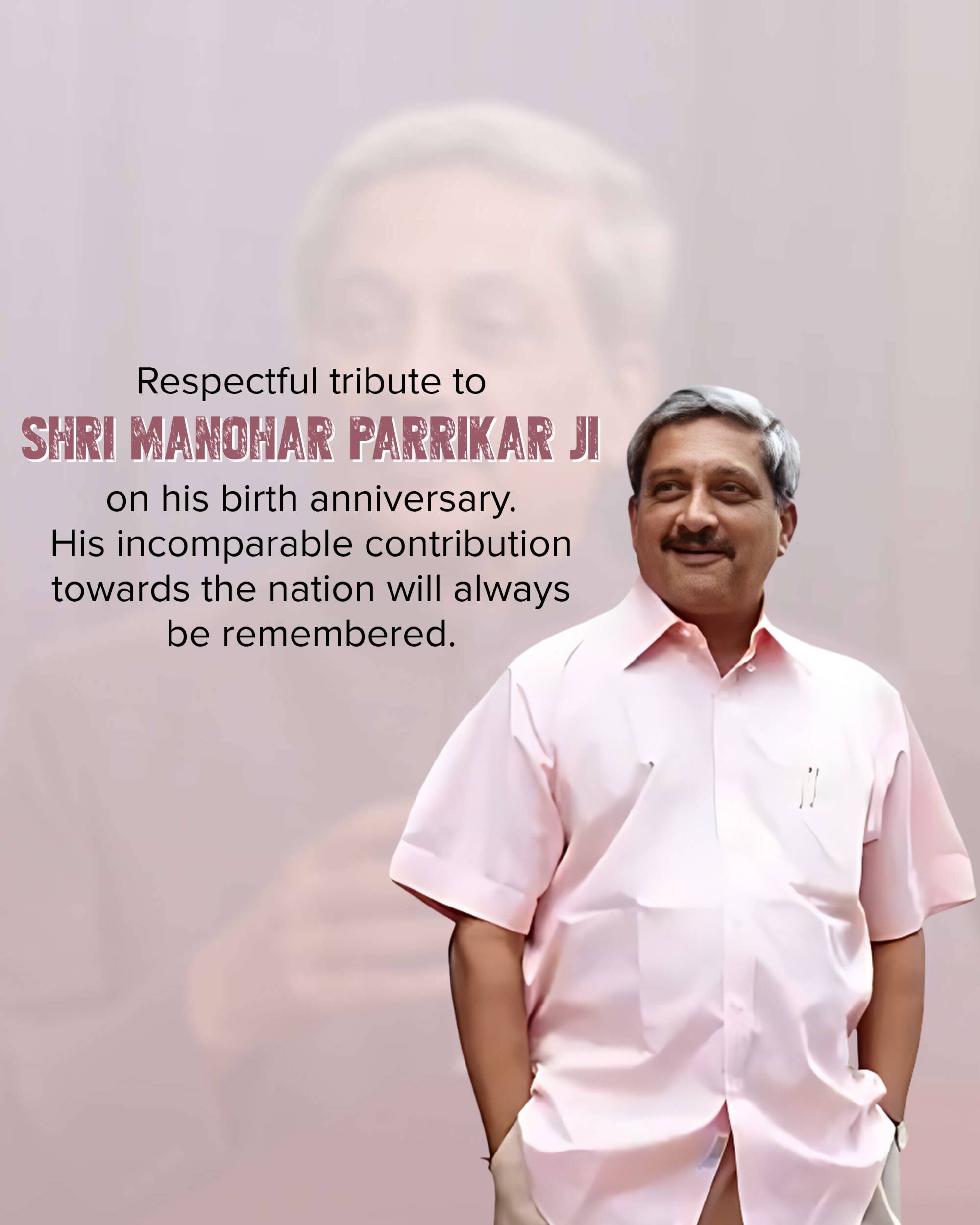 Manohar Parrikar Jayanti