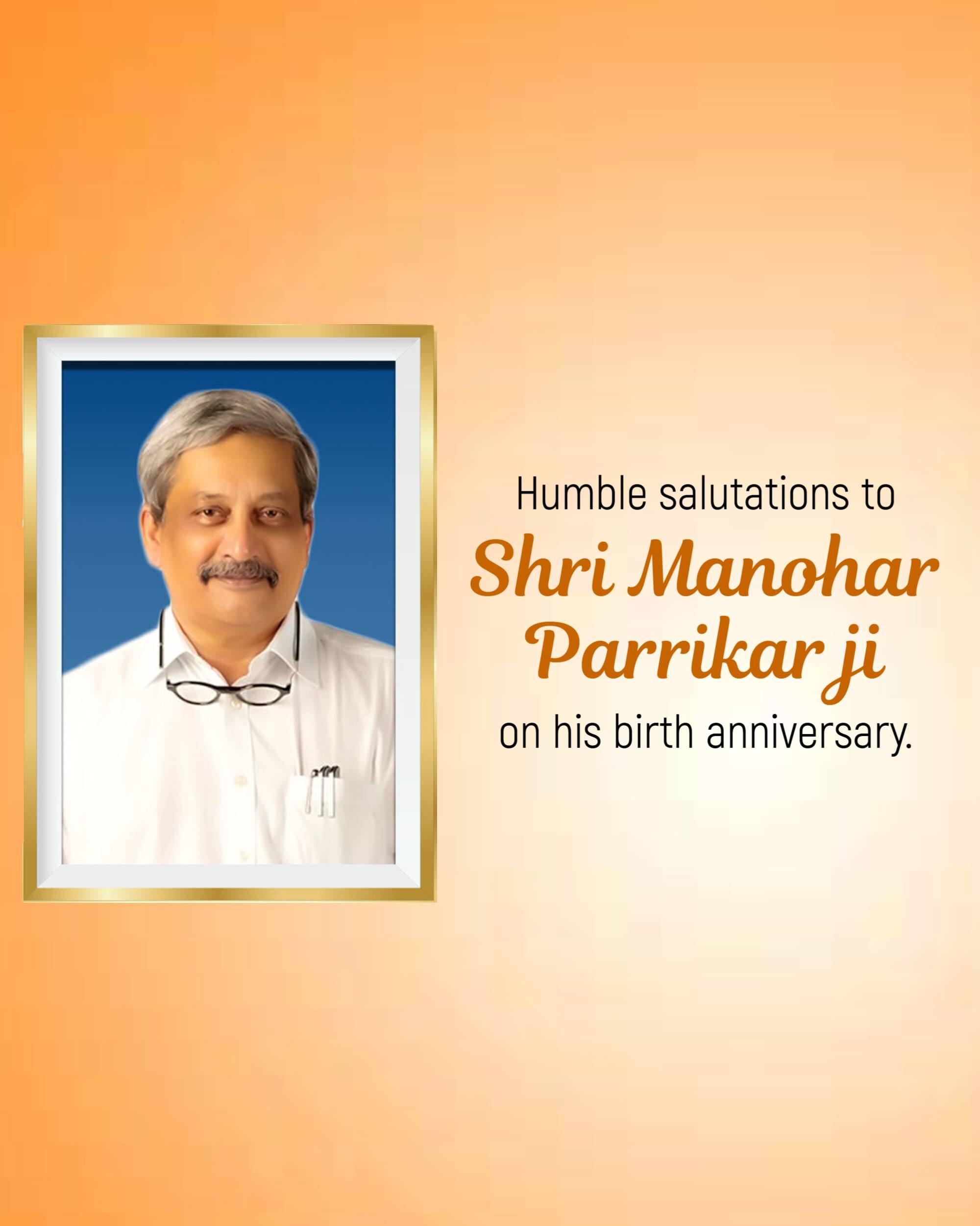 Manohar Parrikar Jayanti