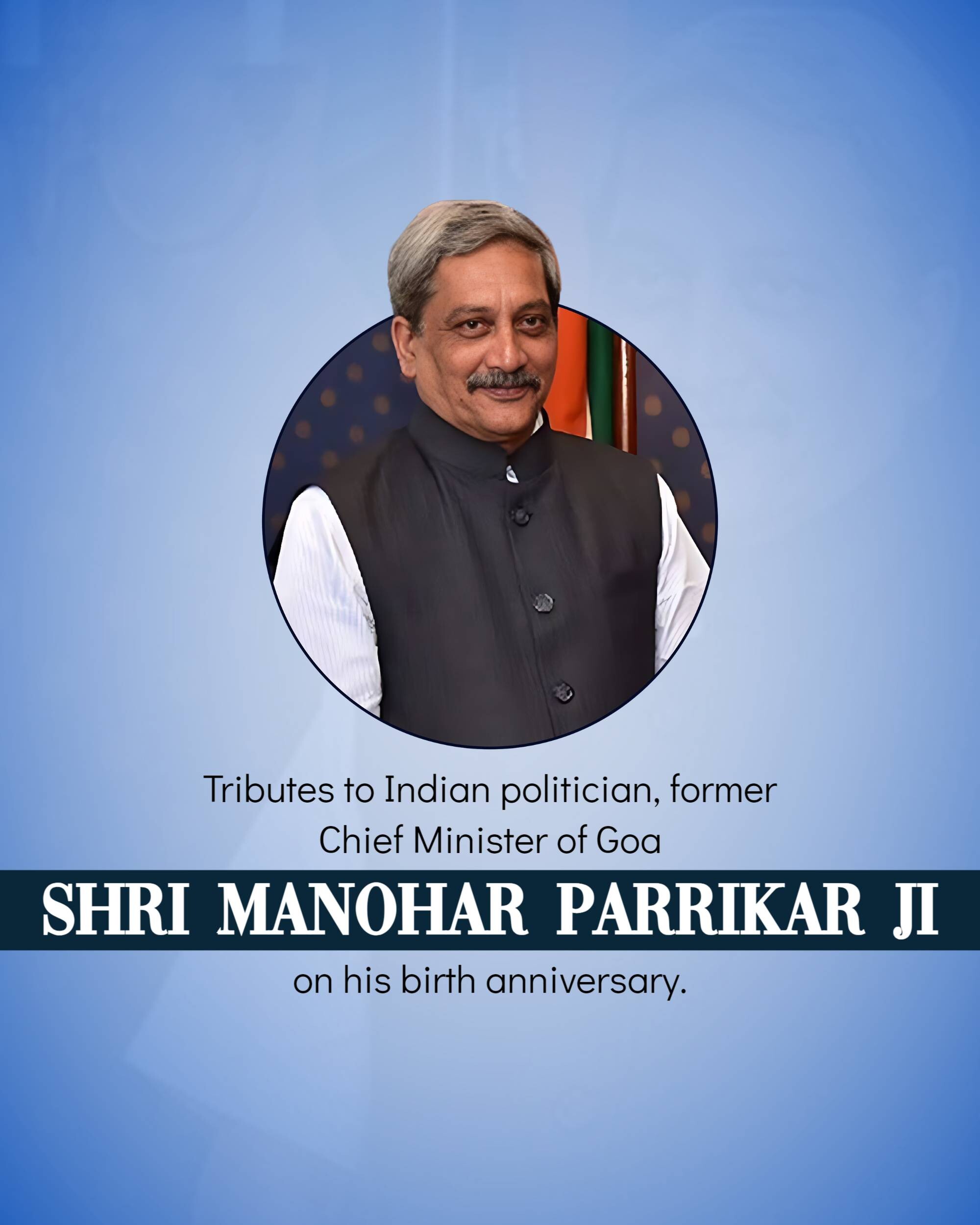 Manohar Parrikar Jayanti