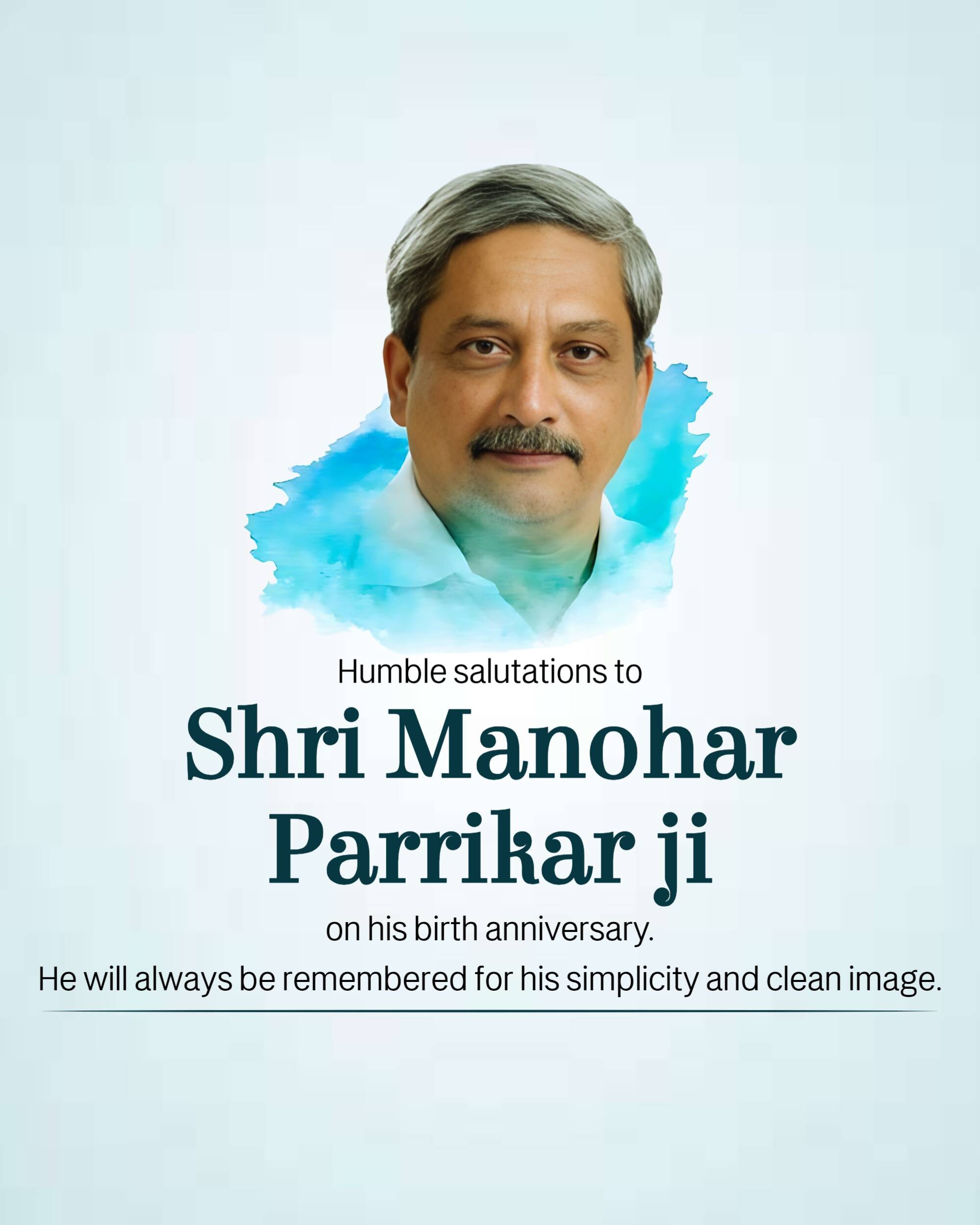 Manohar Parrikar Jayanti