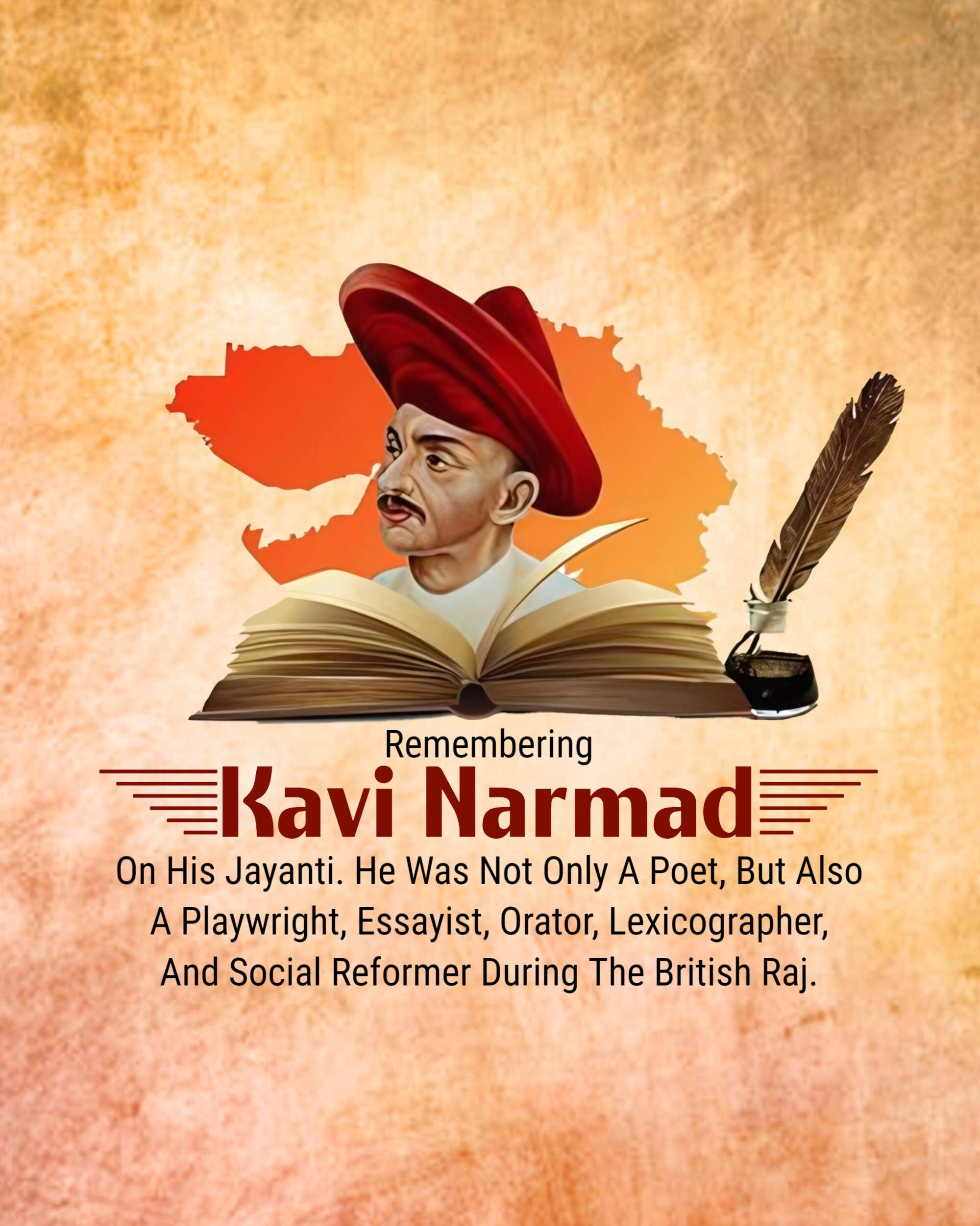 Narmadashankar Lalshankar Dave Jayanti (Gujarati Bhasha Diwas)