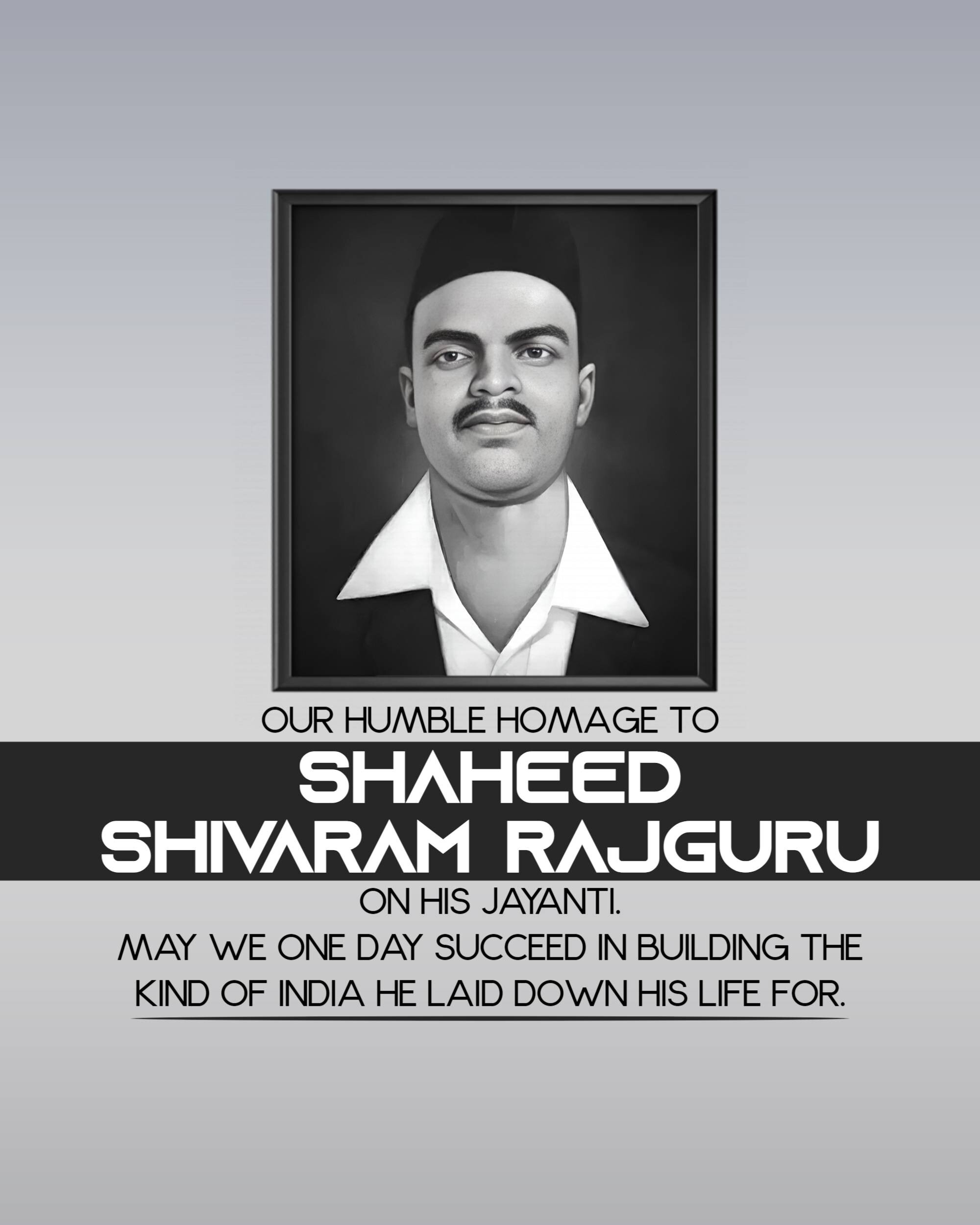 Shivaram Rajguru Jayanti