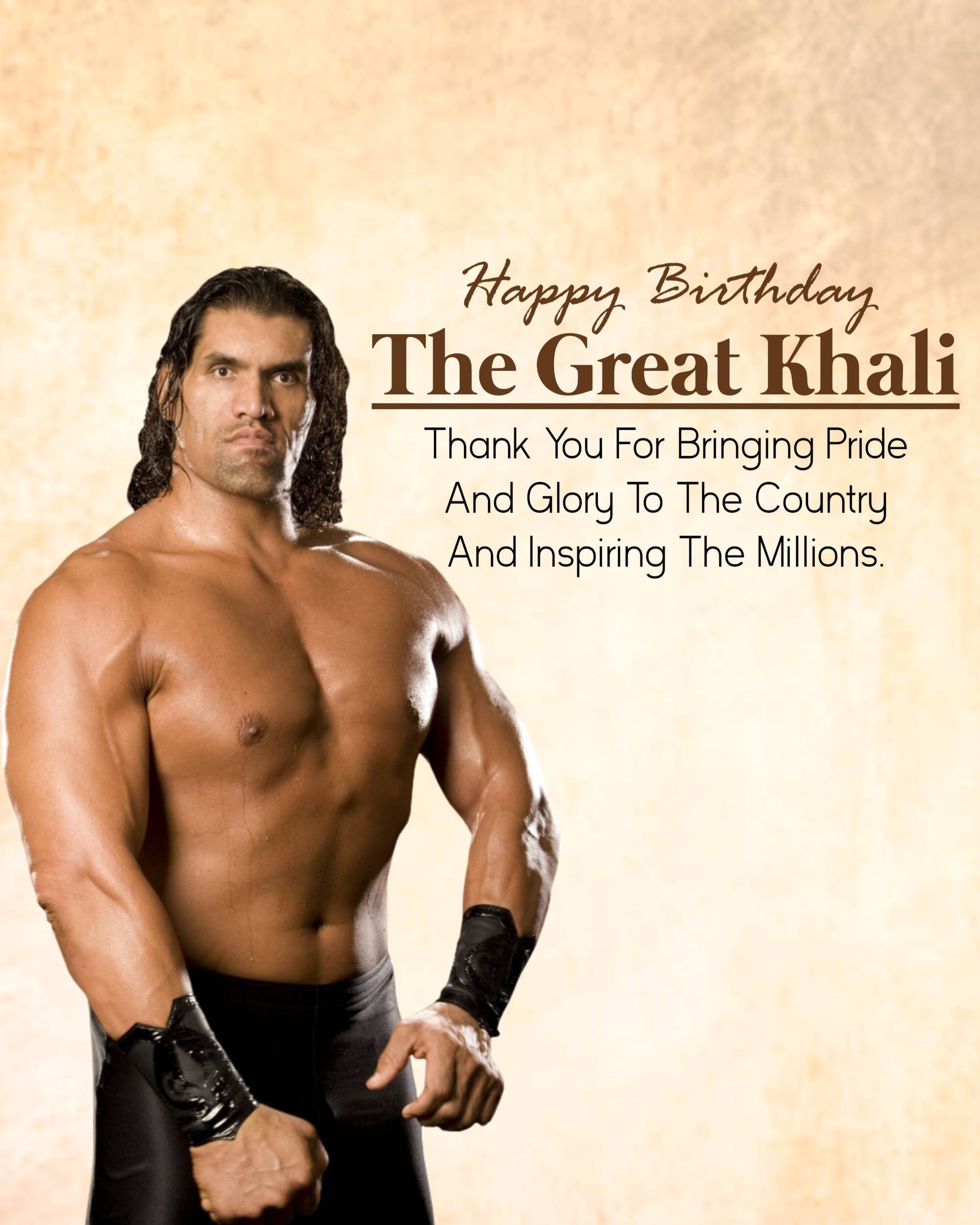 The Great Khali Birthday
