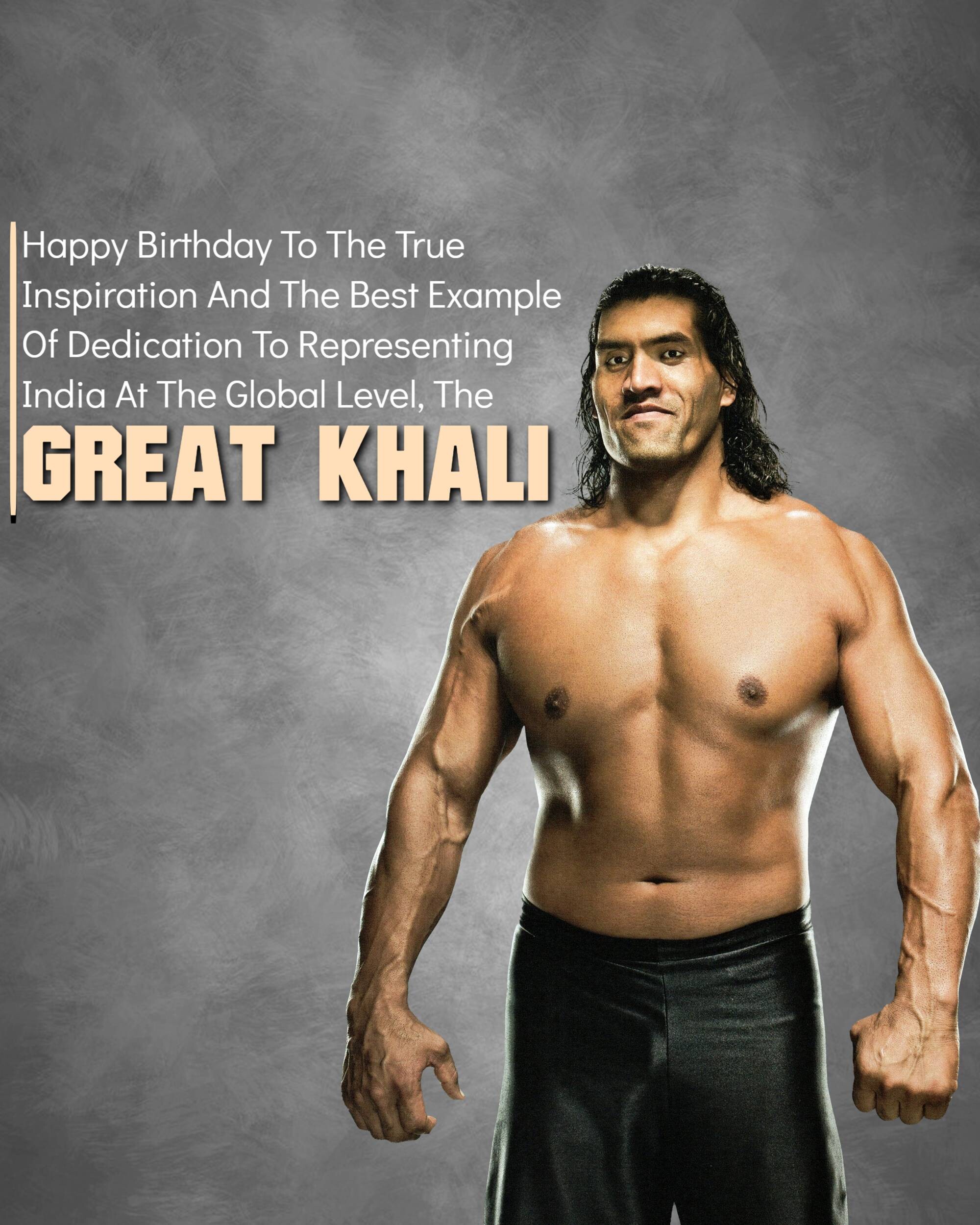 The Great Khali Birthday