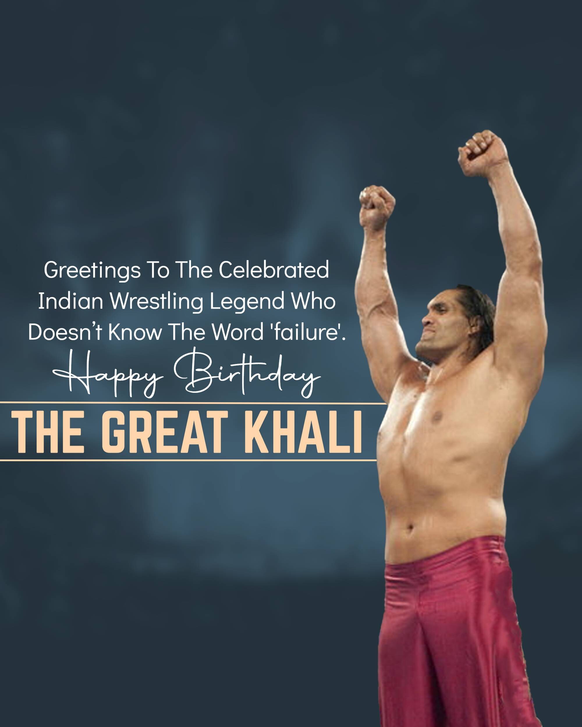 The Great Khali Birthday