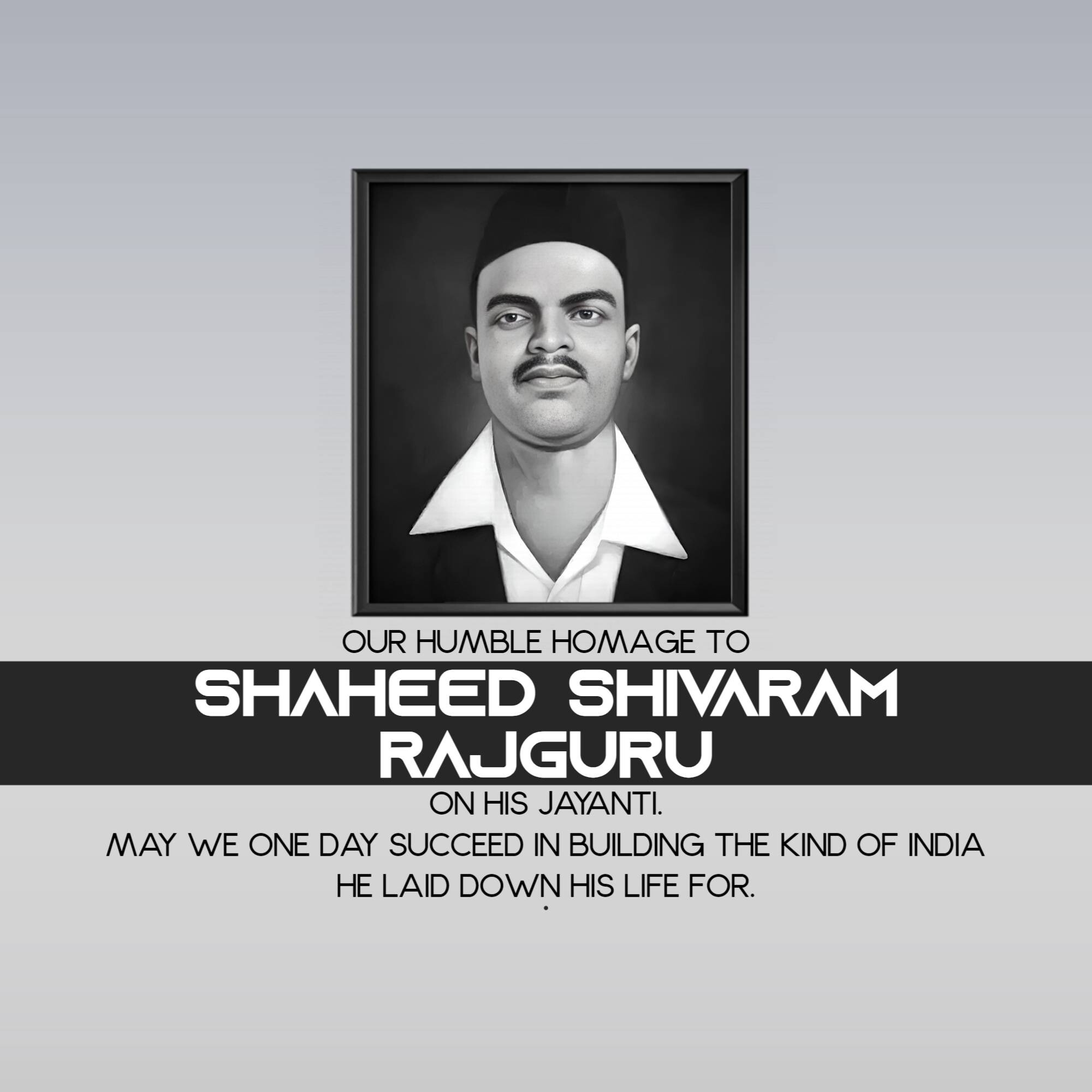 Shivaram Rajguru Jayanti