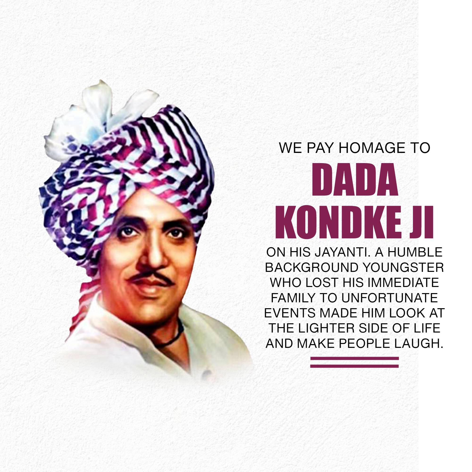 Dada Kondke Jayanti