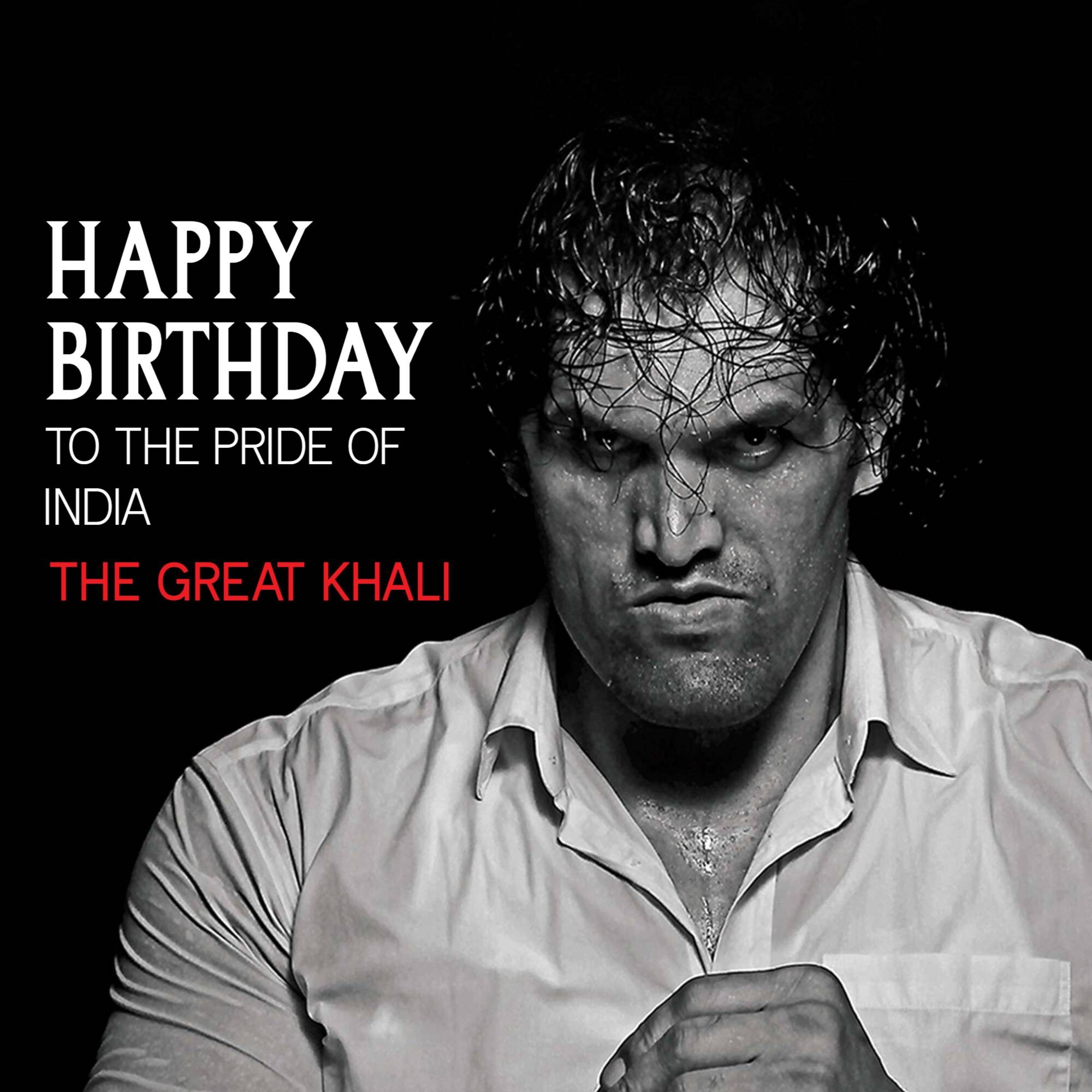 The Great Khali Birthday