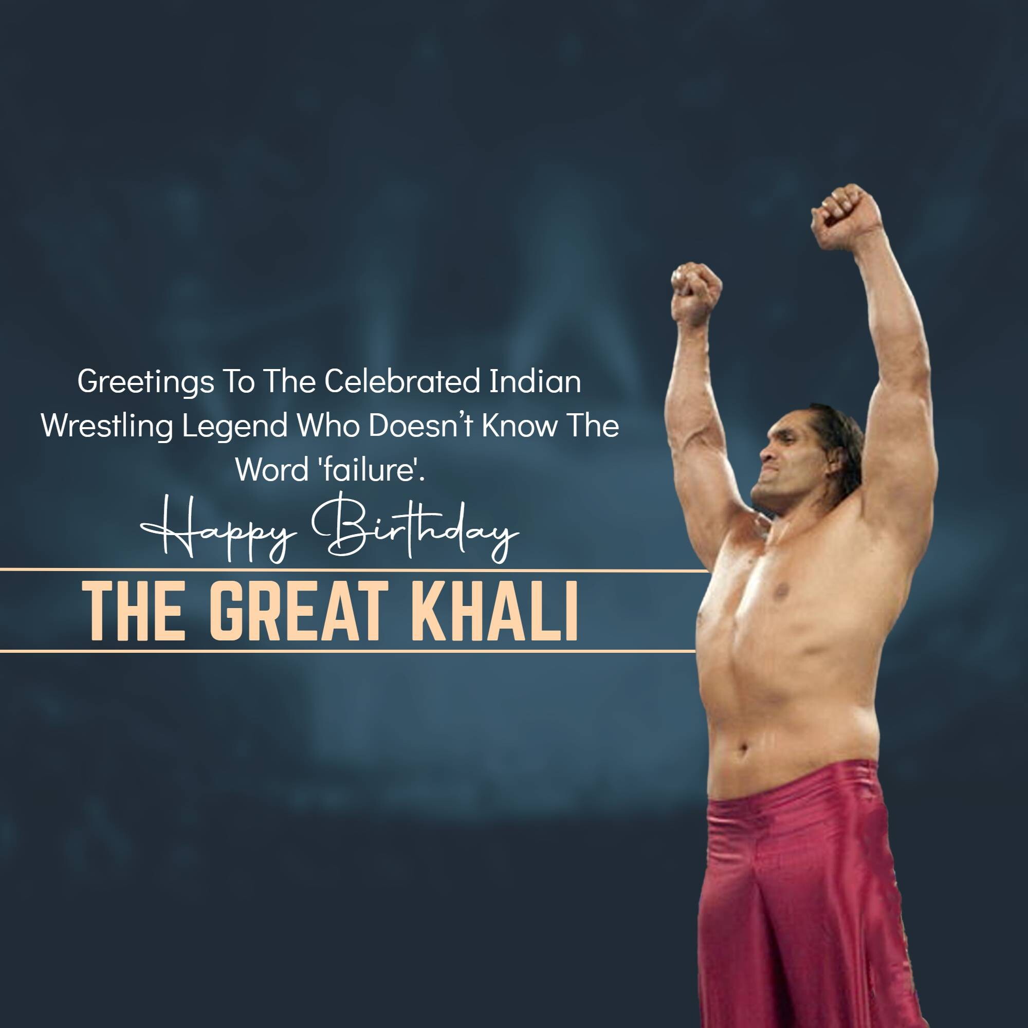 The Great Khali Birthday