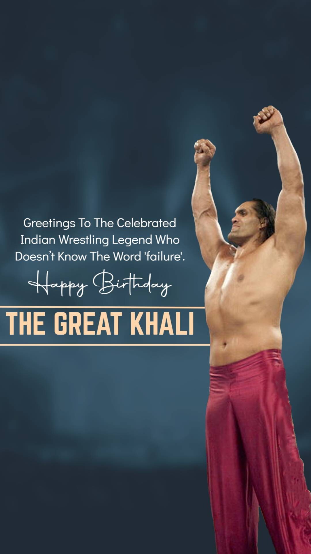 The Great Khali Birthday