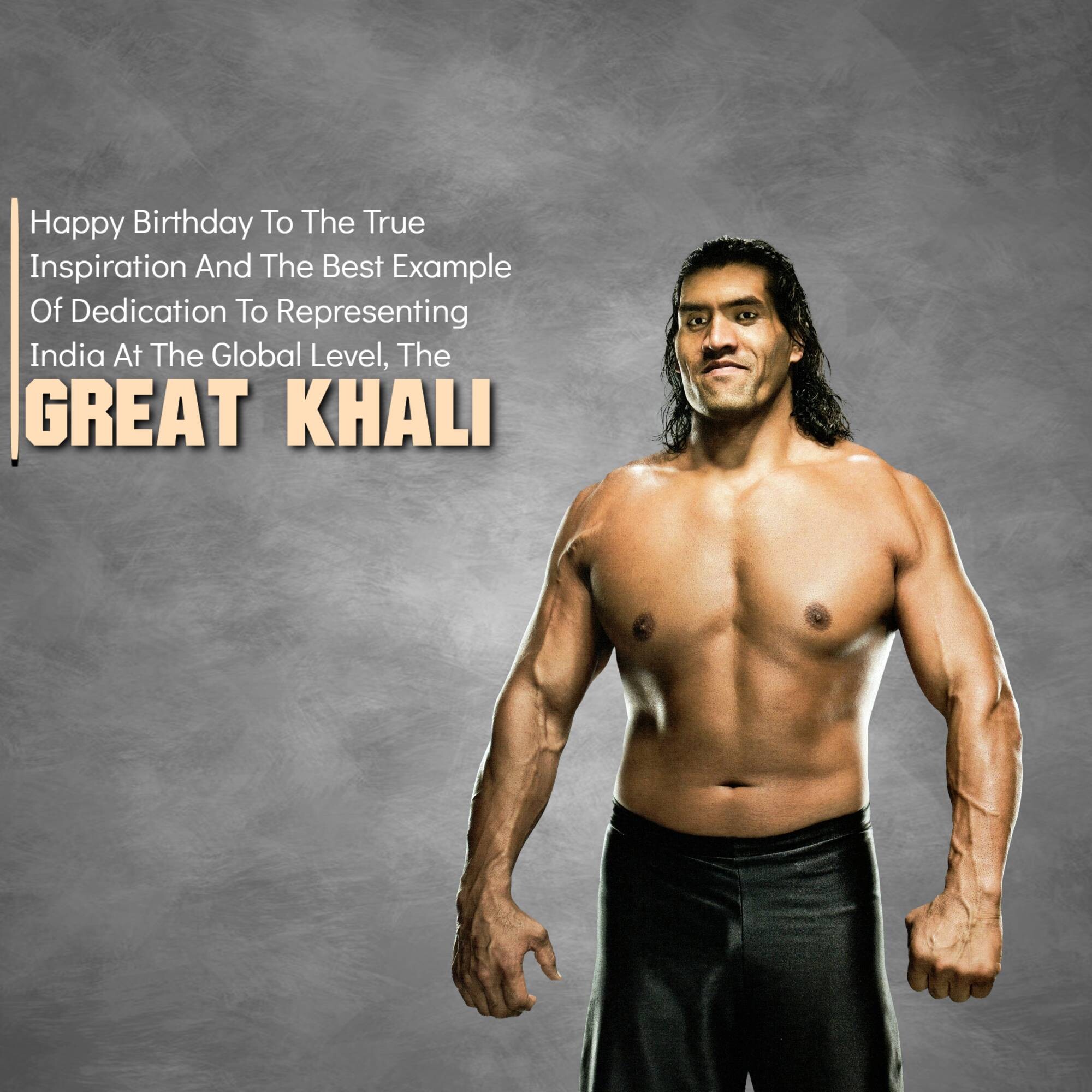 The Great Khali Birthday