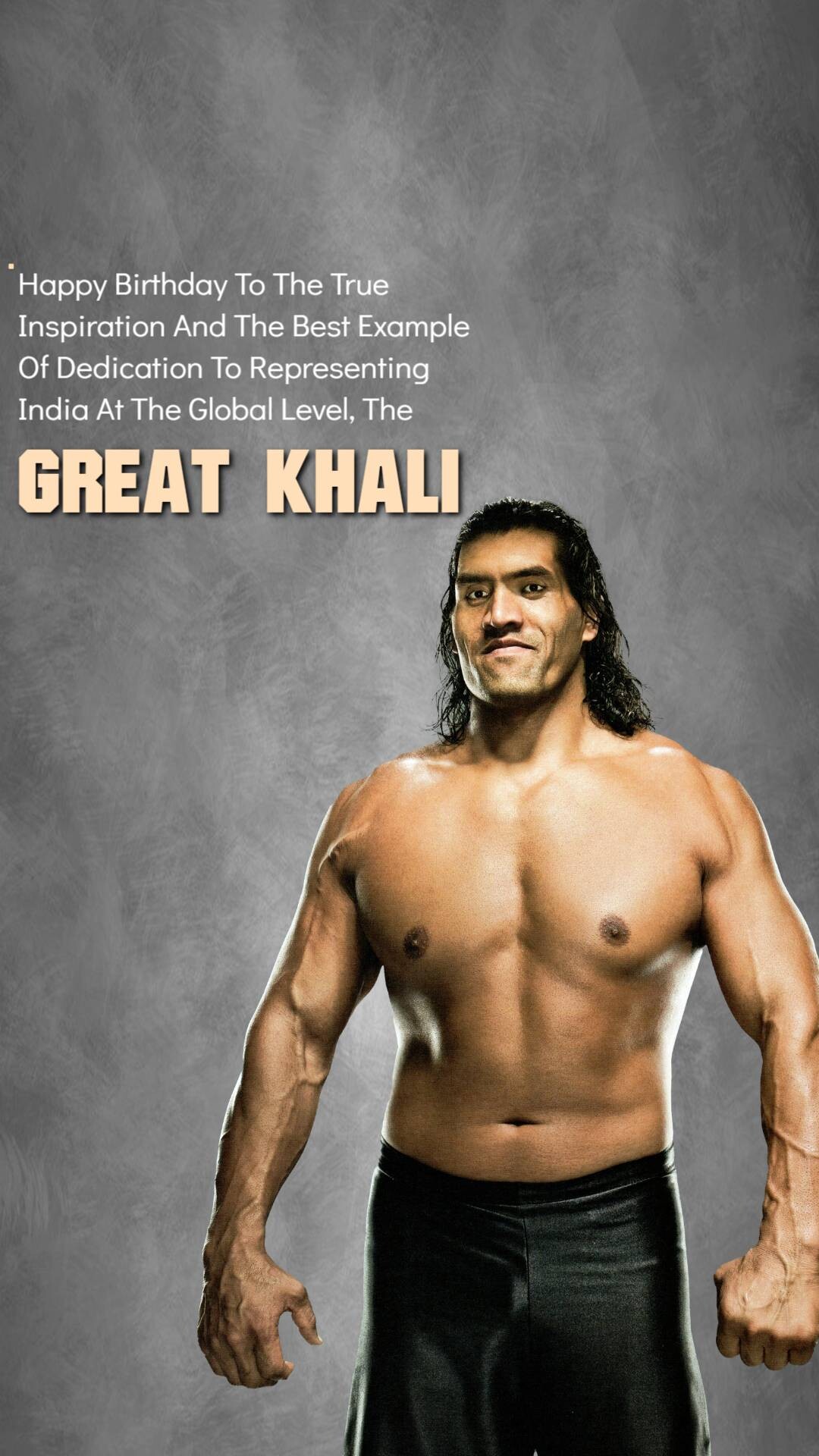 The Great Khali Birthday