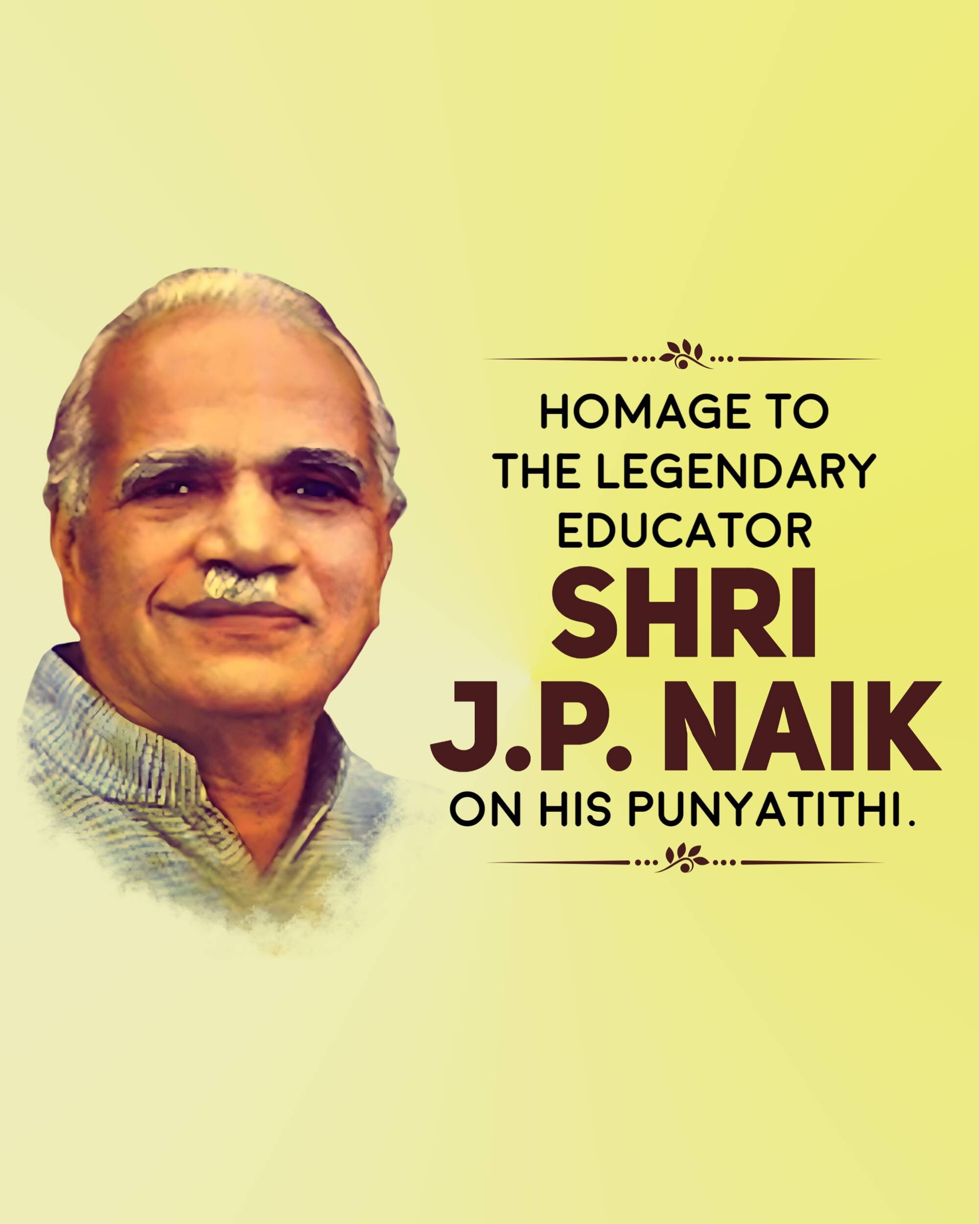 Shri Jayant Pandurang Naik Punyatithi