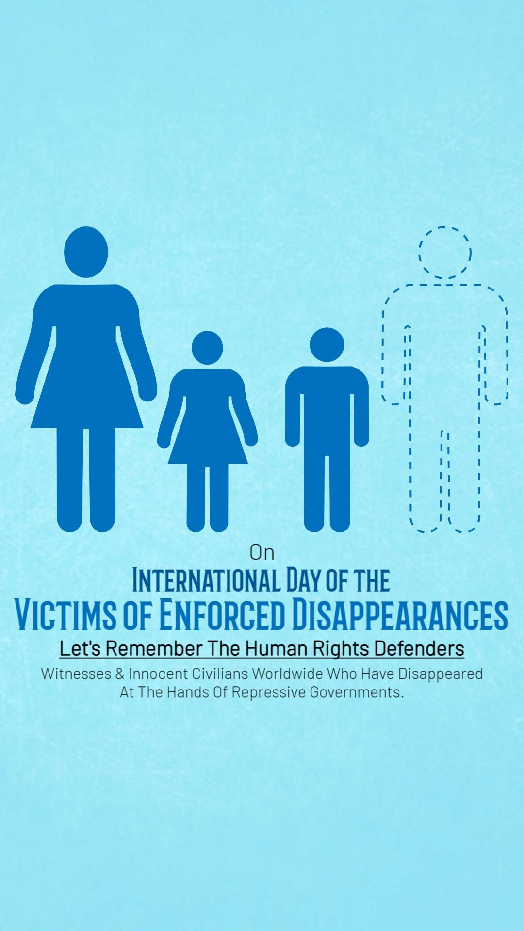 International Day of the Victims of Enforced Disappearances
