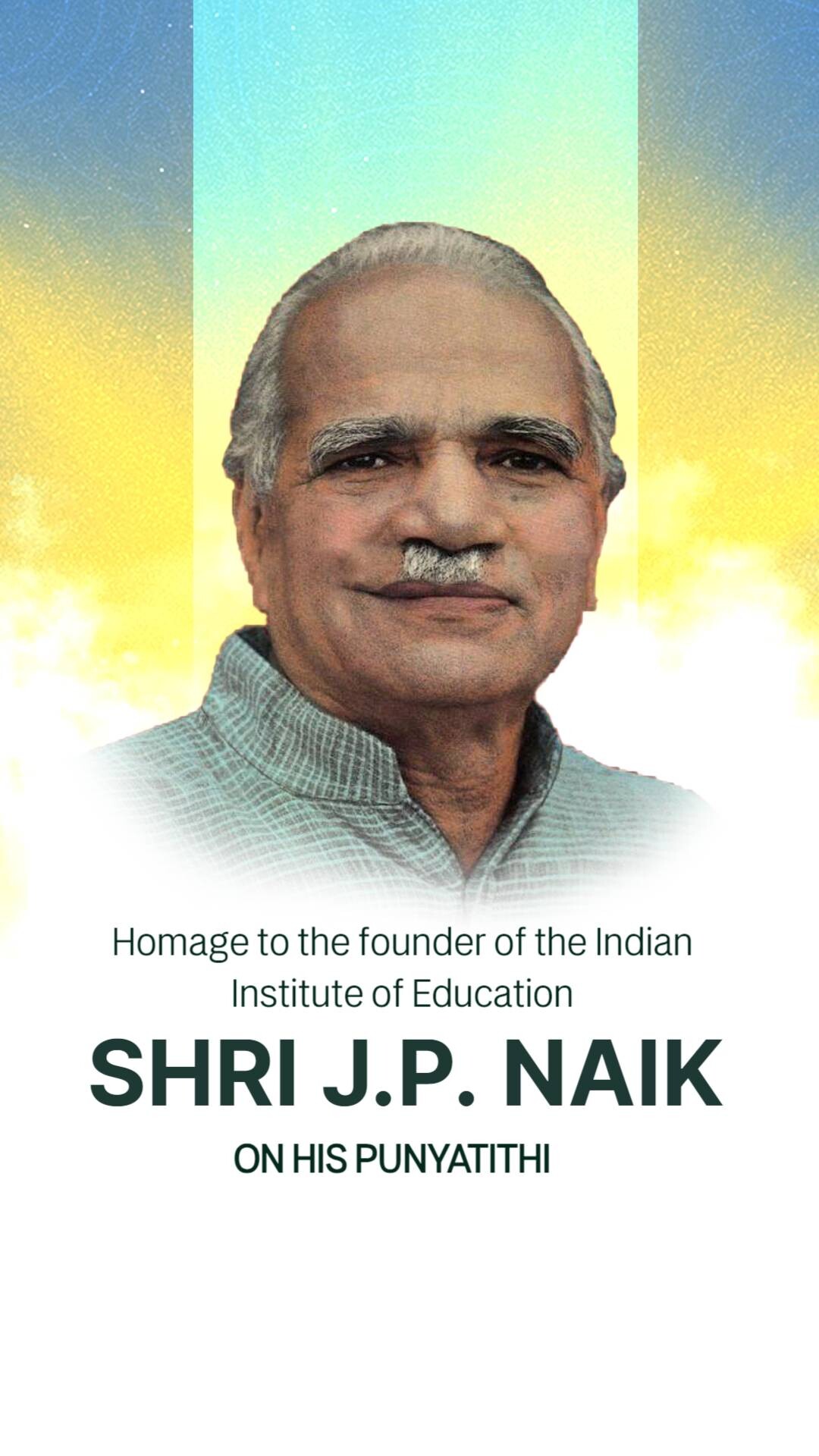 Shri Jayant Pandurang Naik Punyatithi