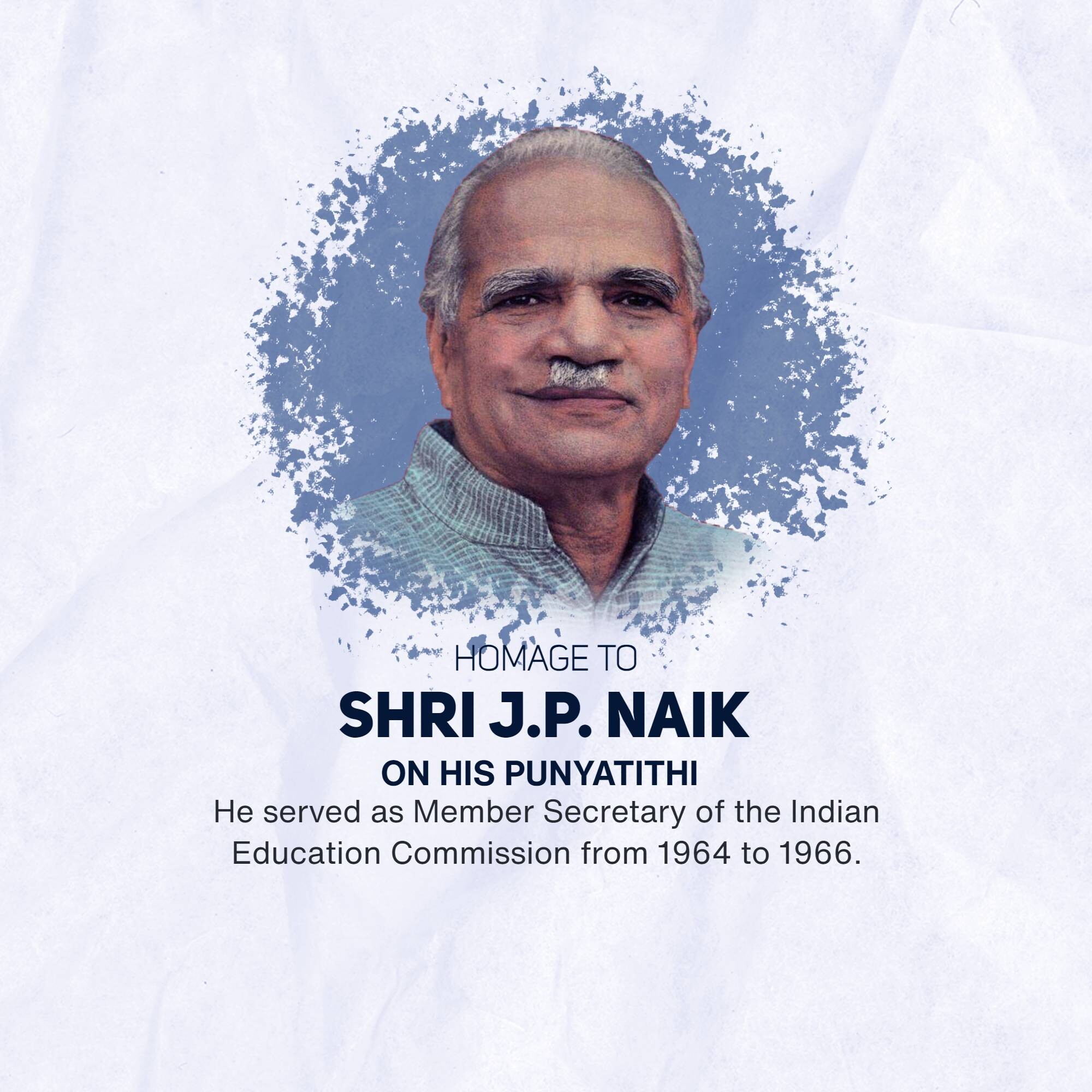 Shri Jayant Pandurang Naik Punyatithi