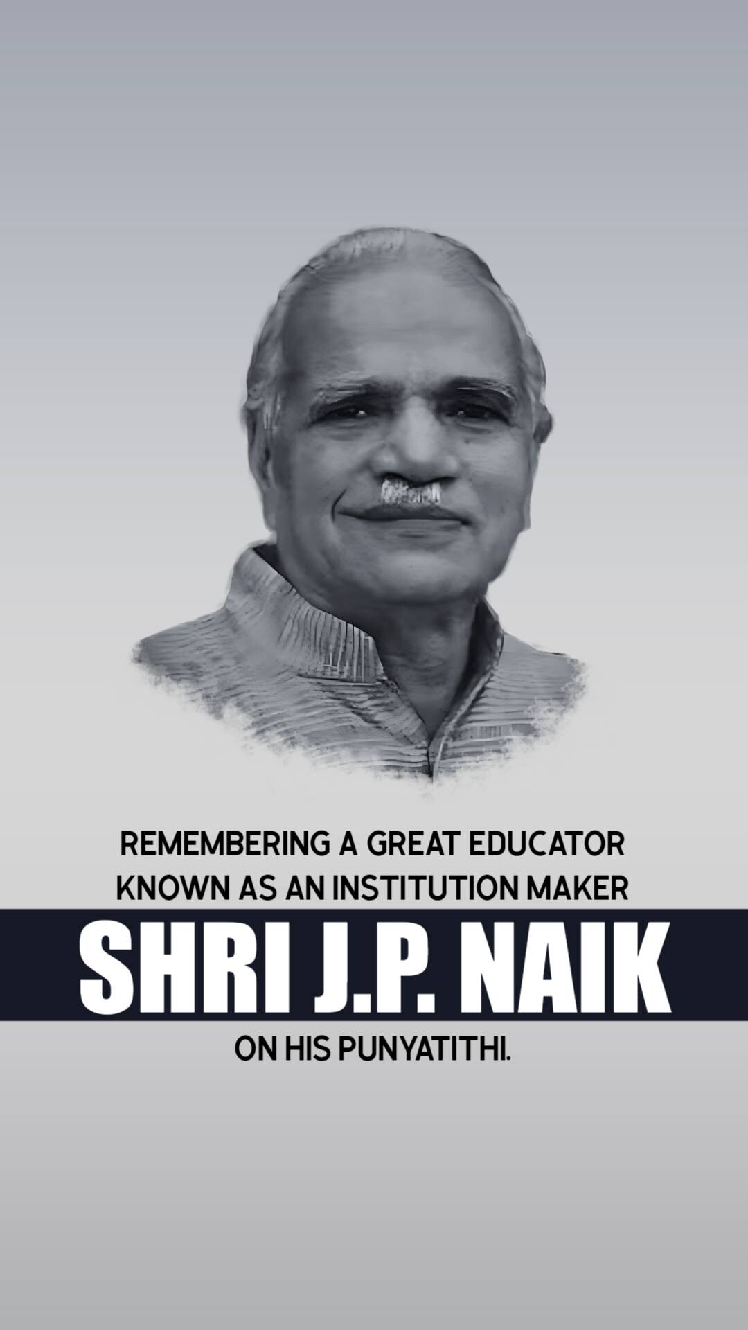 Shri Jayant Pandurang Naik Punyatithi