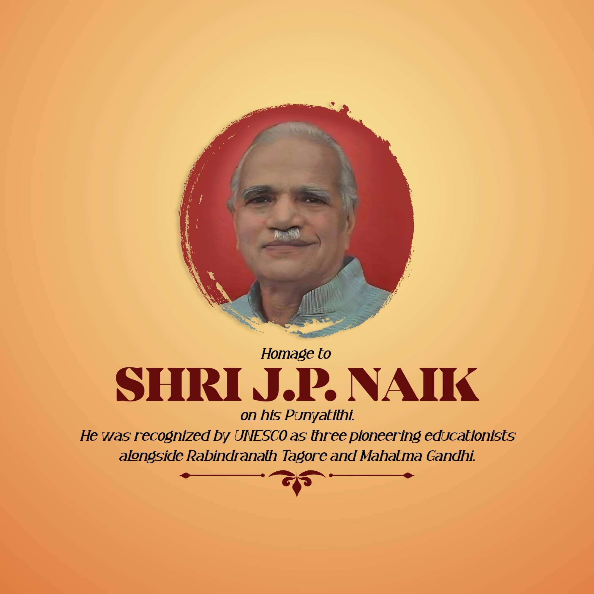 Shri Jayant Pandurang Naik Punyatithi