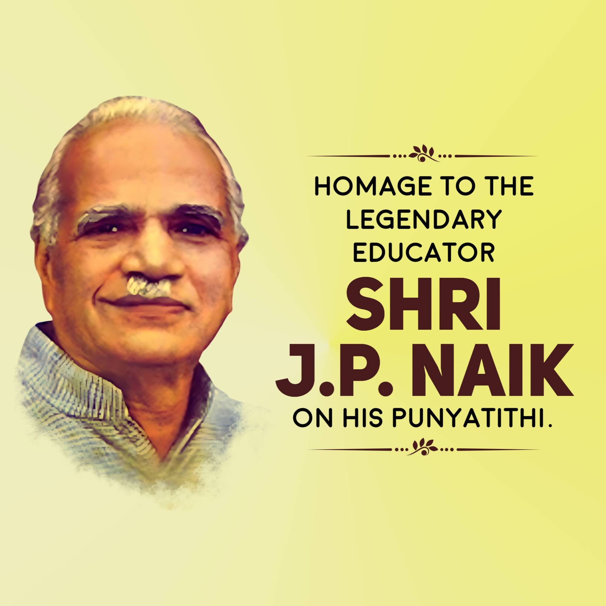 Shri Jayant Pandurang Naik Punyatithi