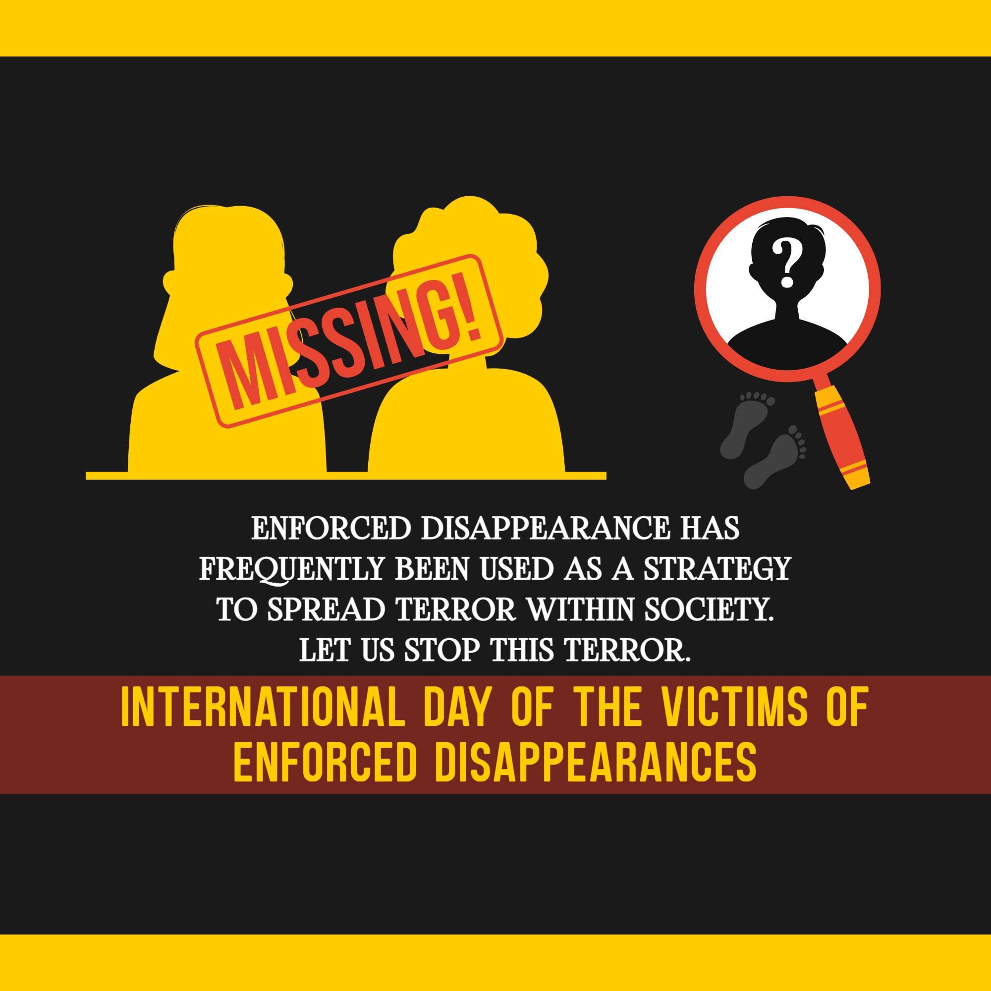 International Day of the Victims of Enforced Disappearances