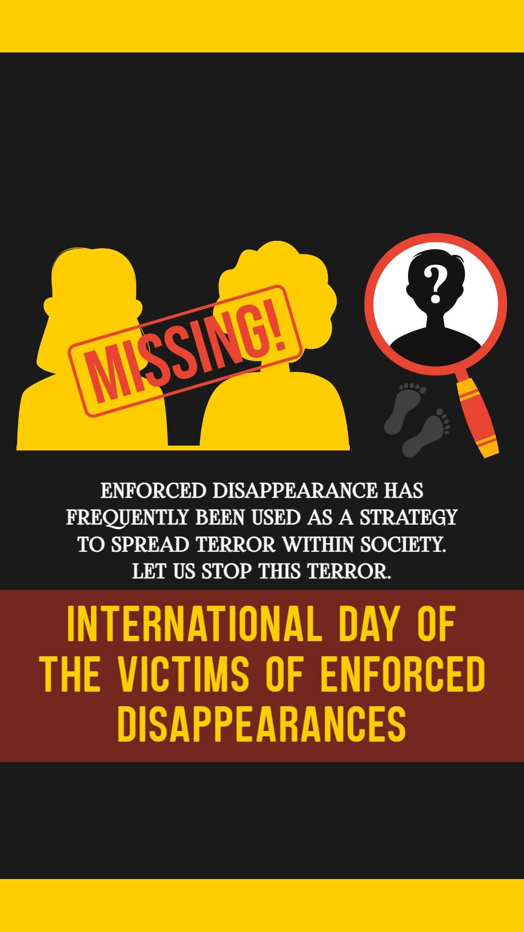 International Day of the Victims of Enforced Disappearances
