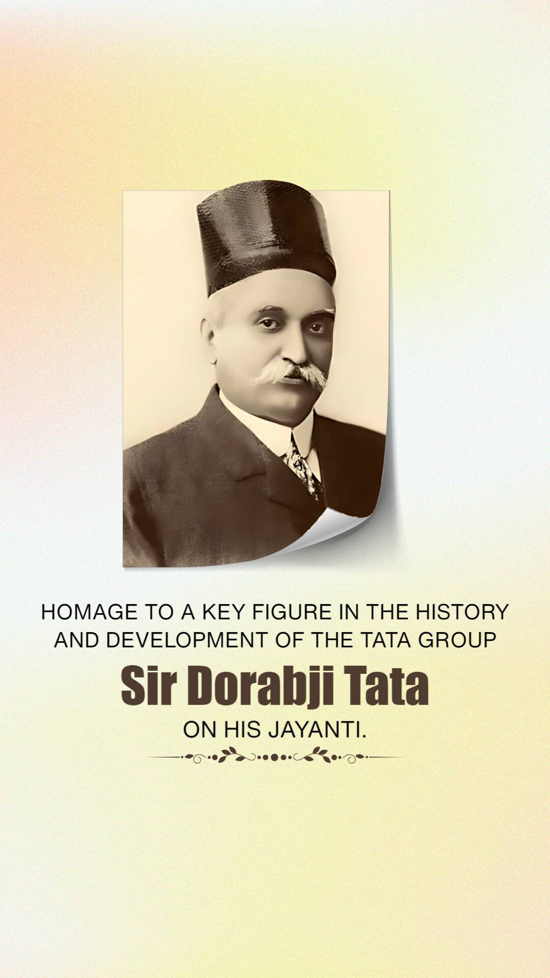 Dorabji Tata Jayanti