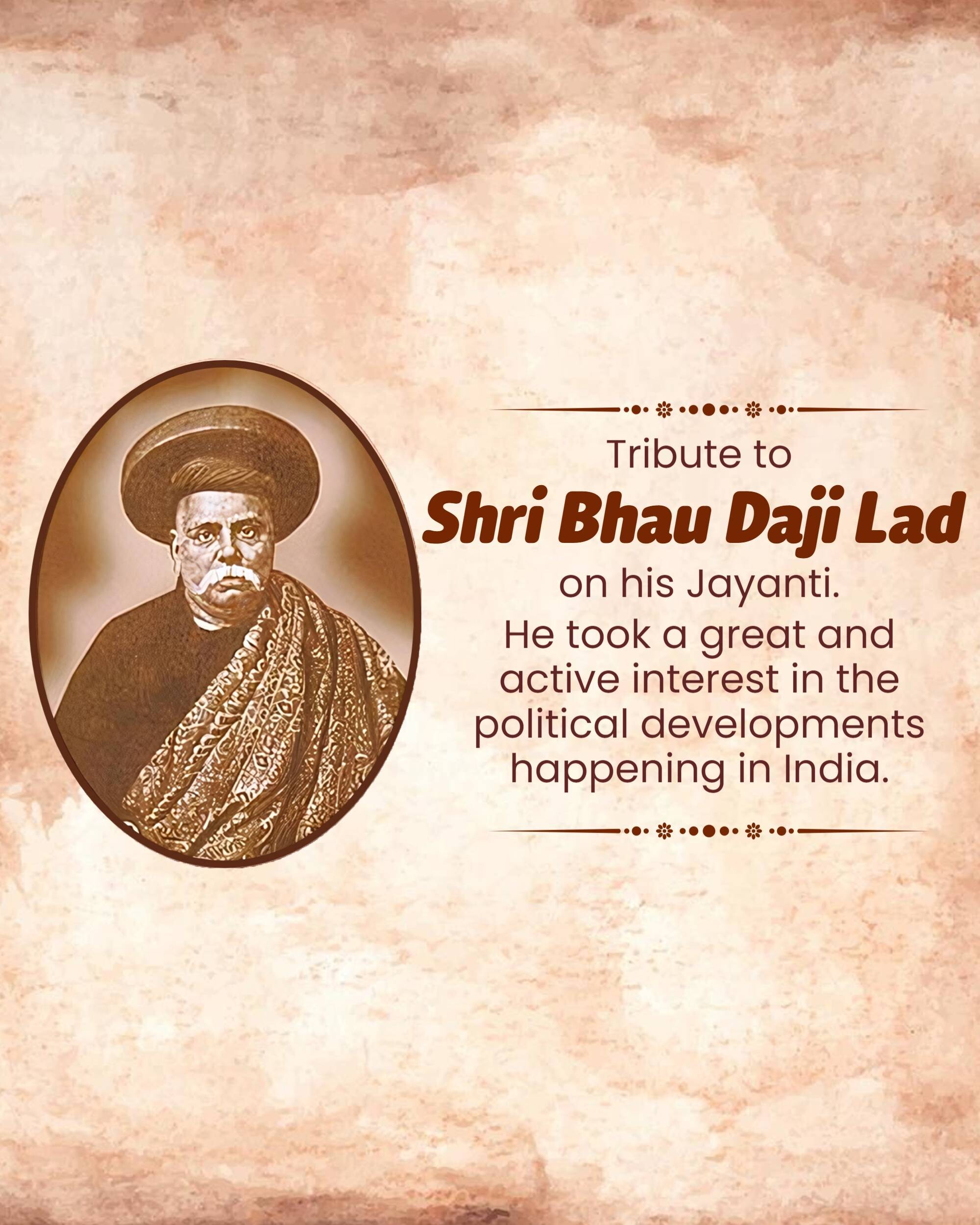 Bhau Daji Lad Jayanti