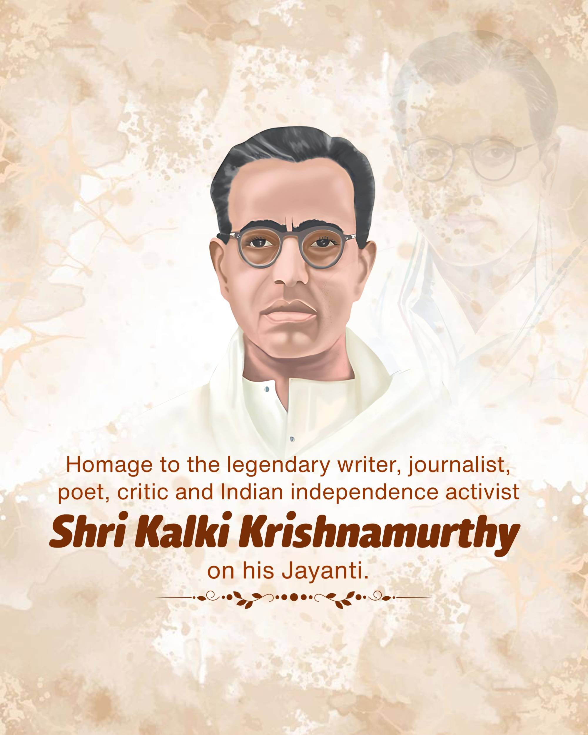 Kalki Krishnamurthy Jayanti