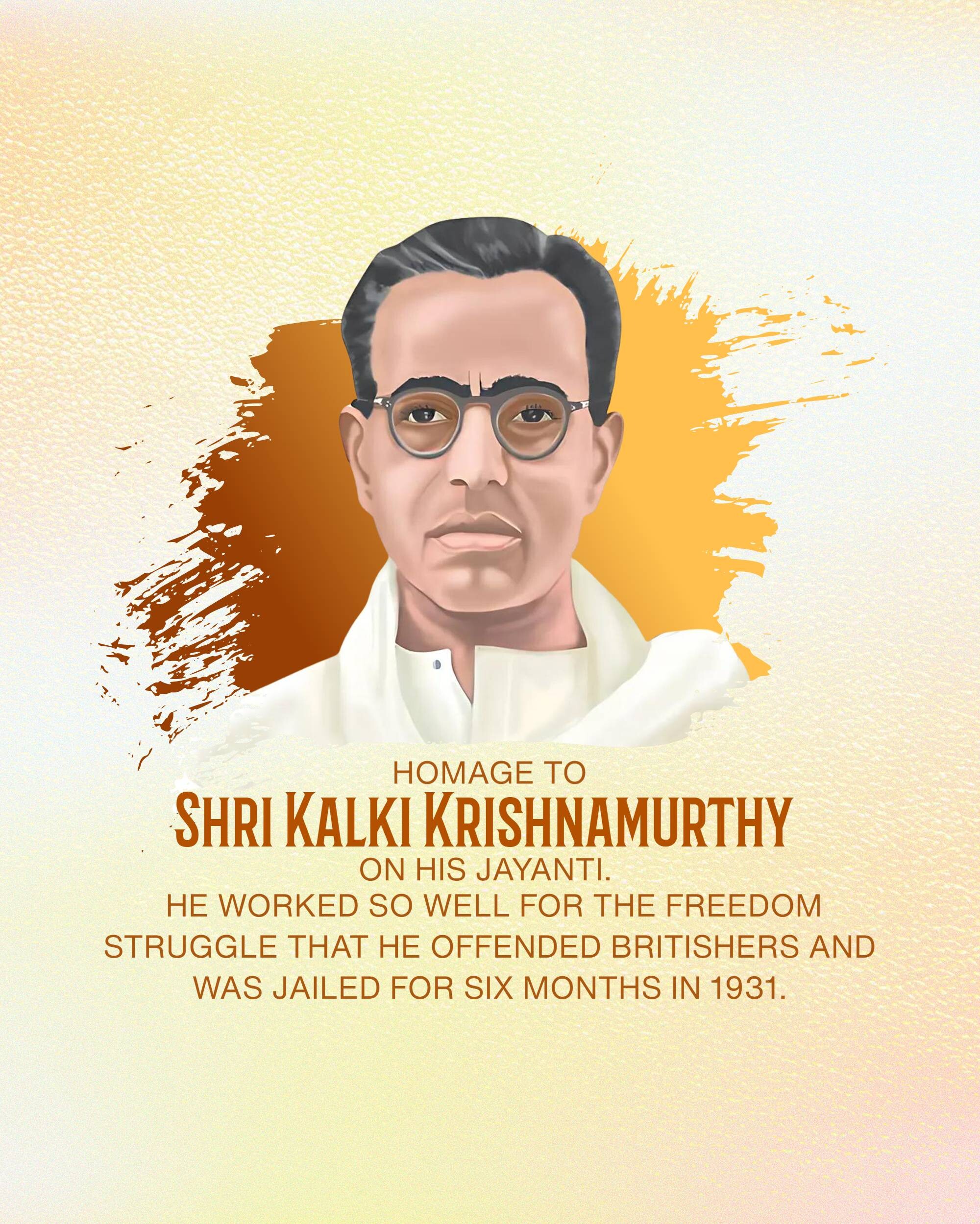 Kalki Krishnamurthy Jayanti