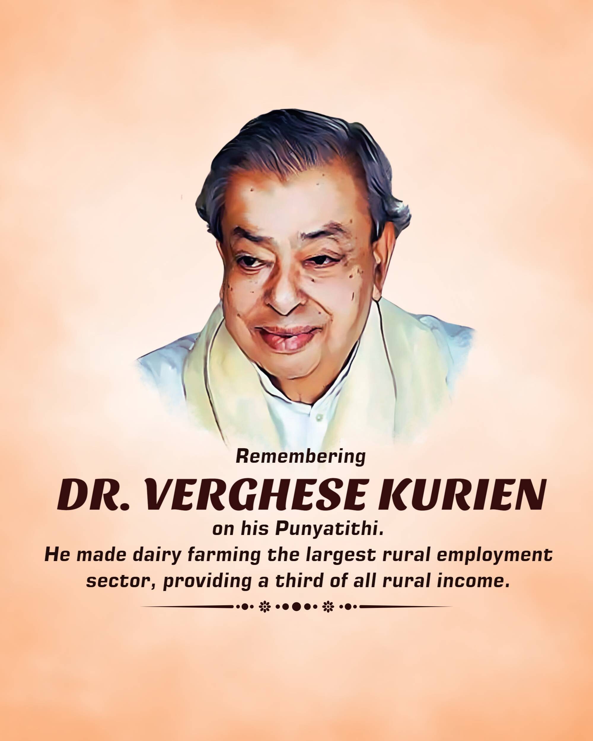 Verghese Kurien Punyatithi