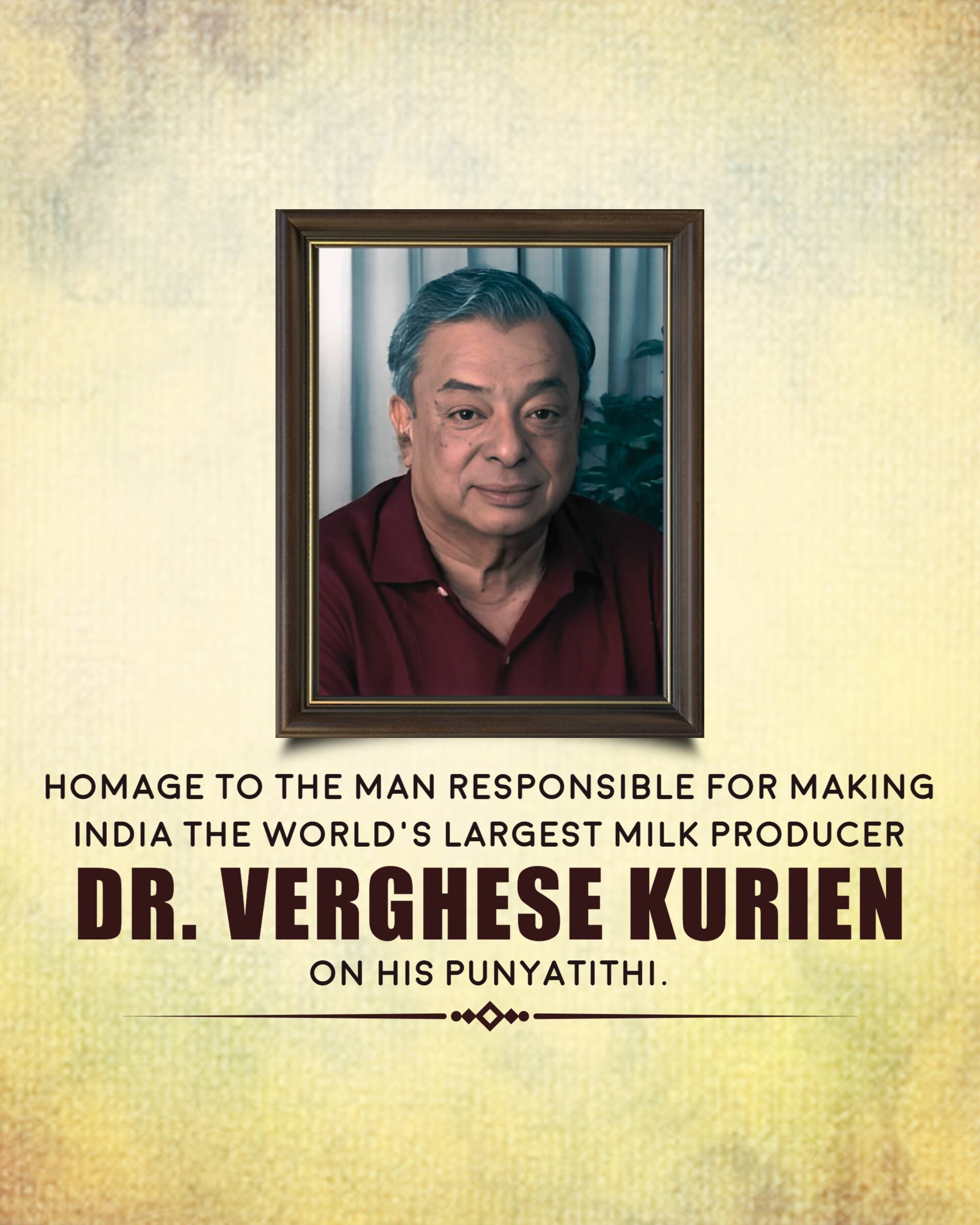 Verghese Kurien Punyatithi