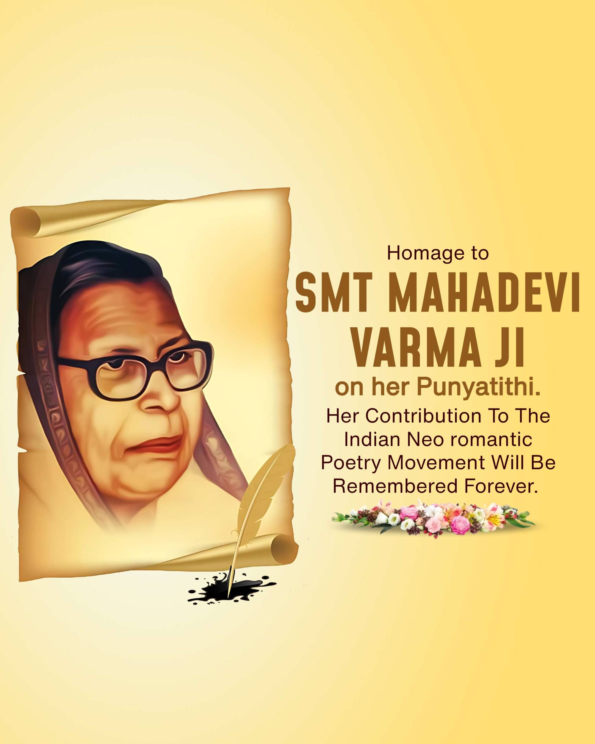 Mahadevi Verma Punyatithi