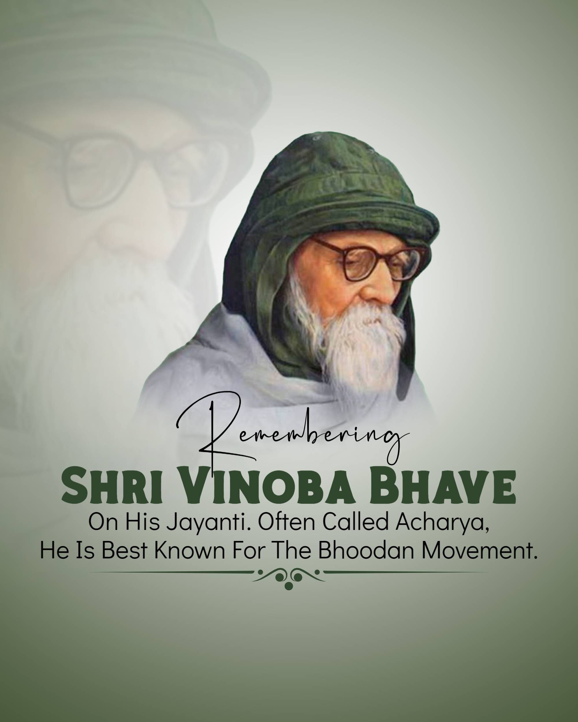 Vinoba Bhave Jayanti