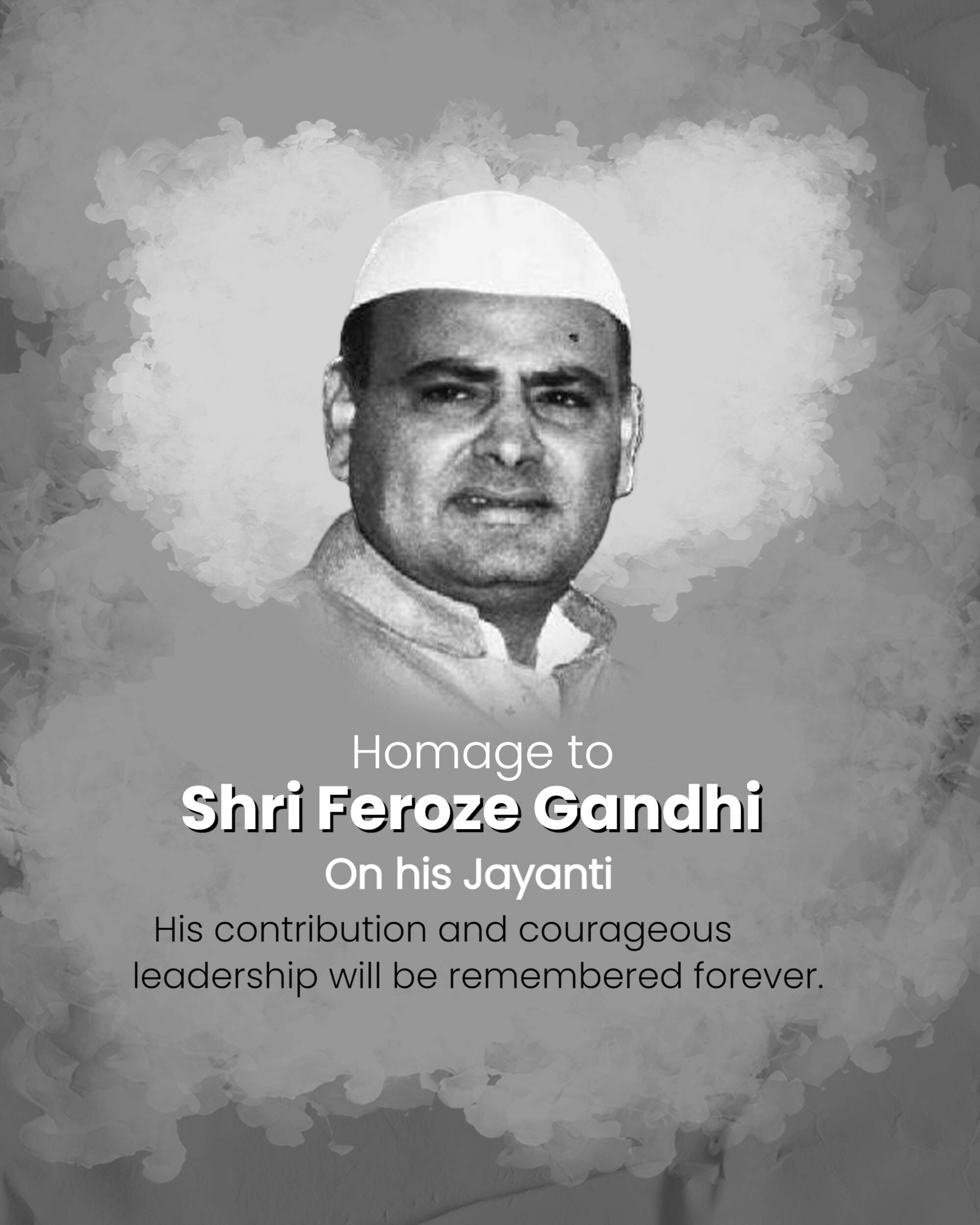 Feroze Gandhi Jayanti