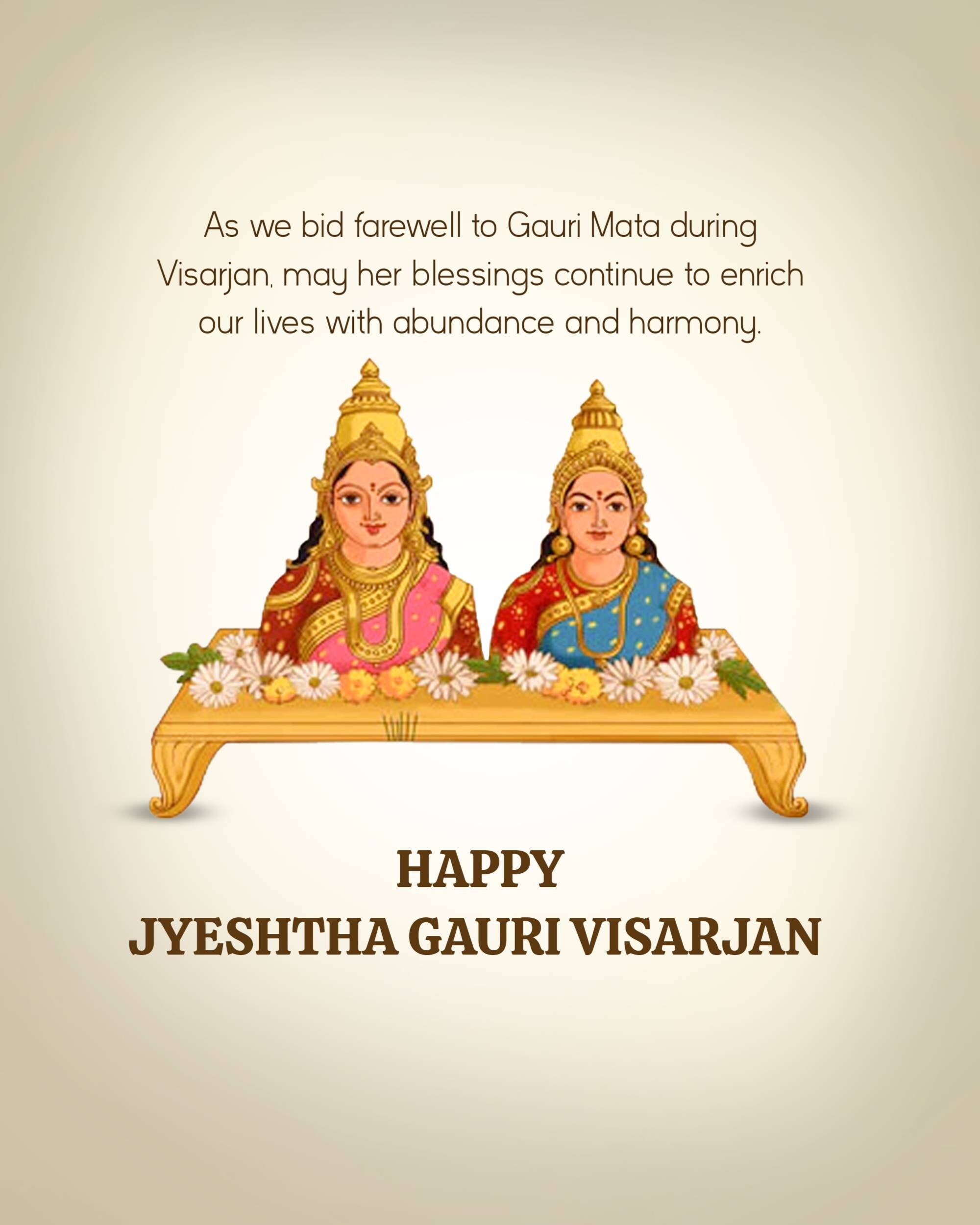 Jyeshtha Gauri Visarjan