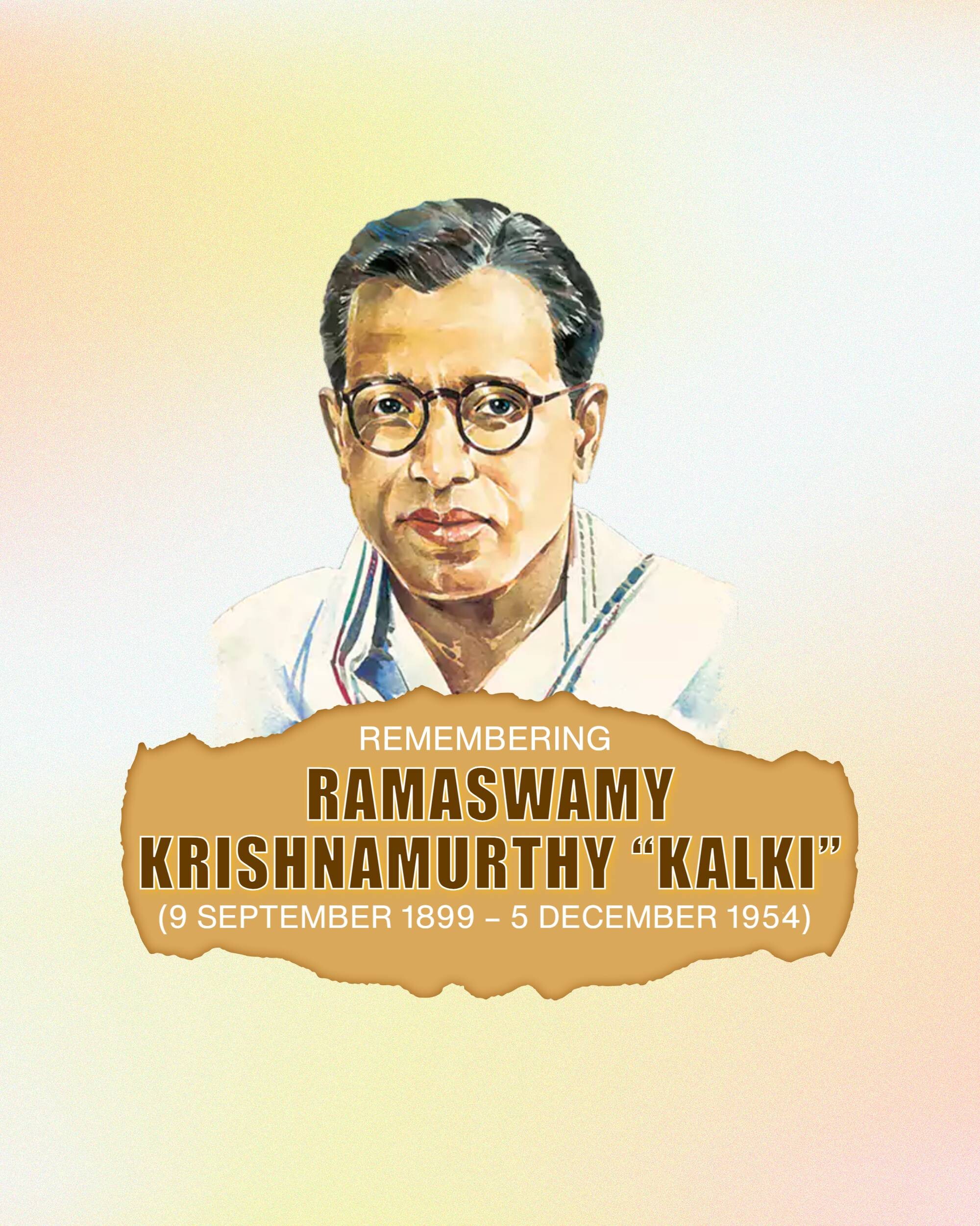 Kalki Krishnamurthy Jayanti