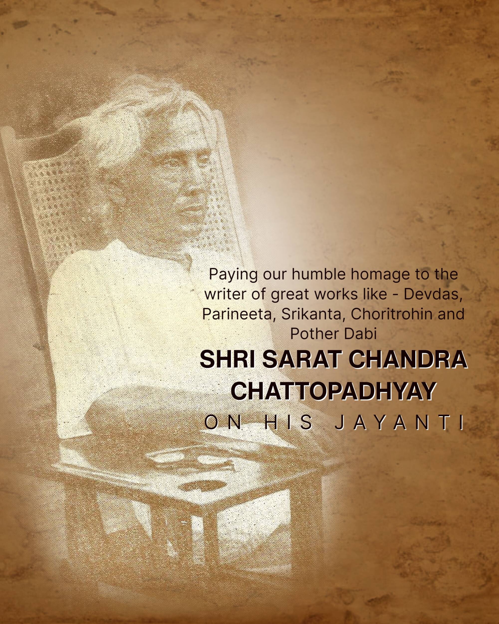 Sarat Chandra Chattopadhyay Jayanti