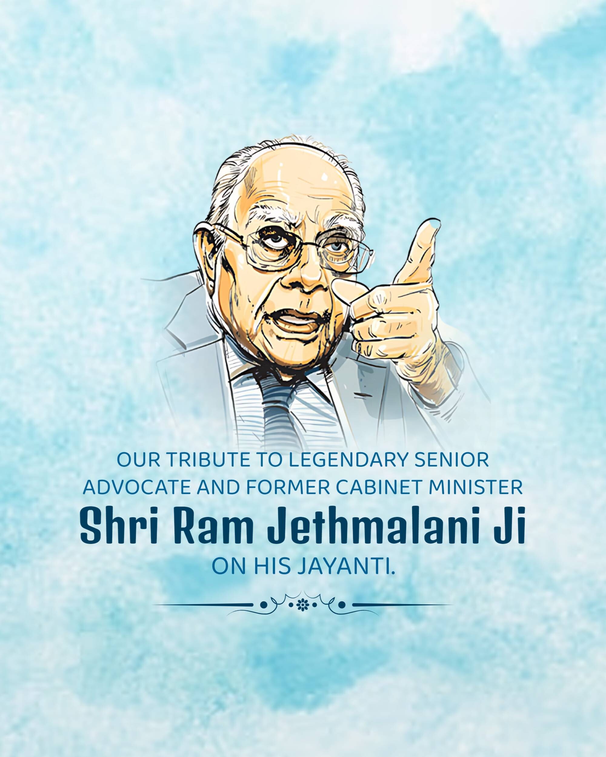 Ram Jethmalani Jayanti