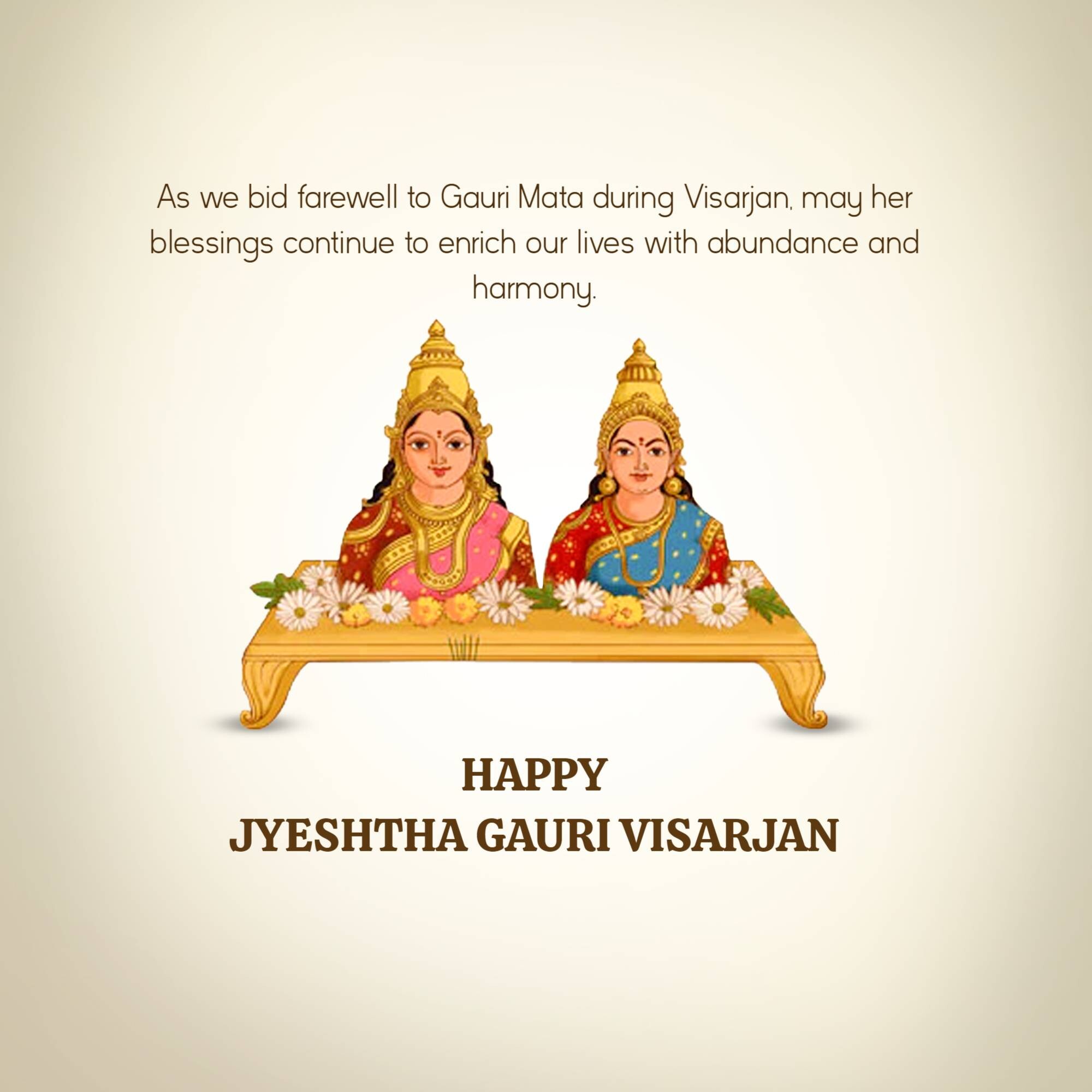 Jyeshtha Gauri Visarjan
